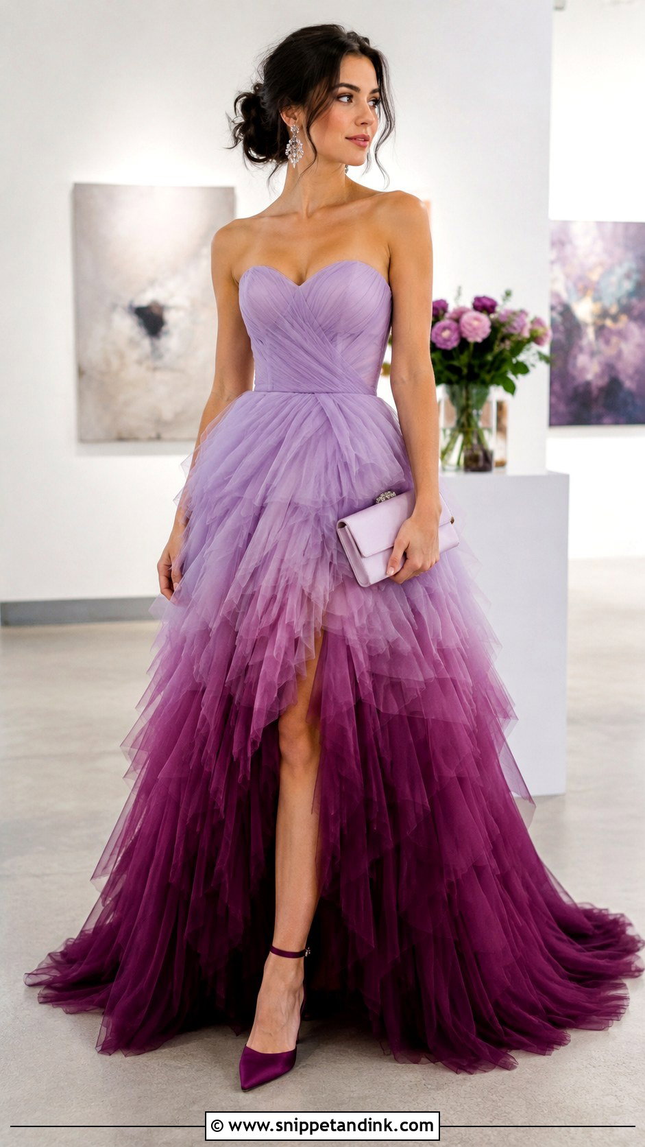 Ombre Tulle Couture Gown - Snippet and Ink - 20 Gown Couture Ideas