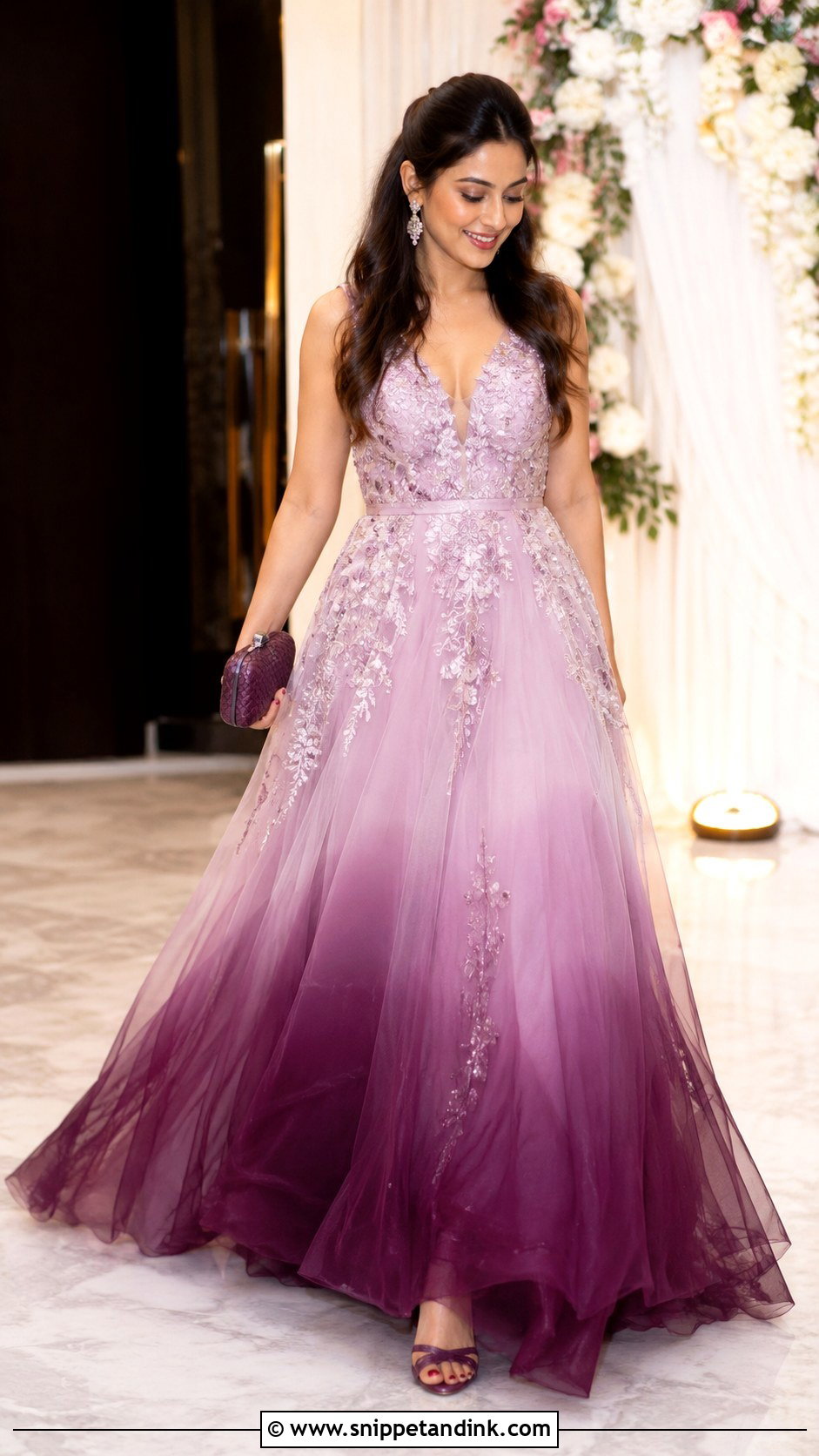 Ombre Tulle Wedding Gown - Snippet and Ink - 20 Latest Gown Designs Indian Wedding