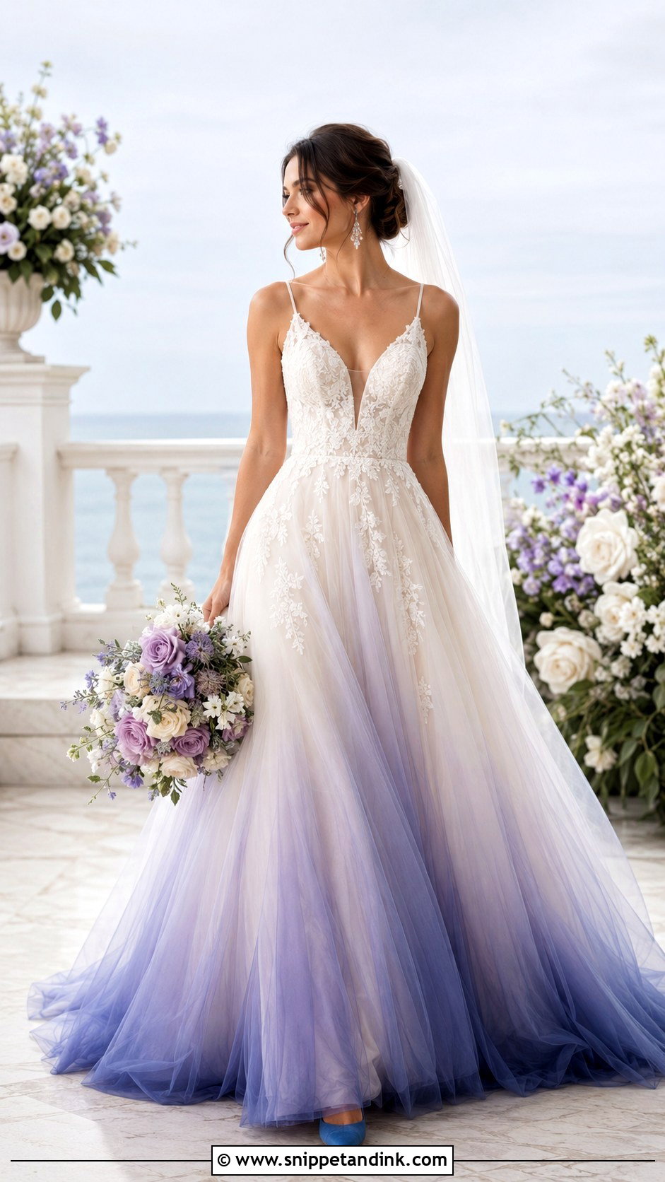Ombre Wedding Dress - Snippet and Ink - 20 Eccentric Wedding Dress Ideas