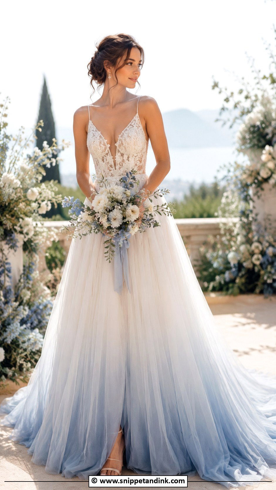 Ombre Wedding Dress - Snippet and Ink - 25 Eclectic Wedding Dress Ideas