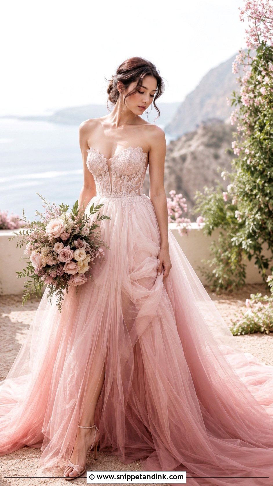 Ombre Wedding Dress - Snippet and Ink - 30 Non White Wedding Dress Ideas