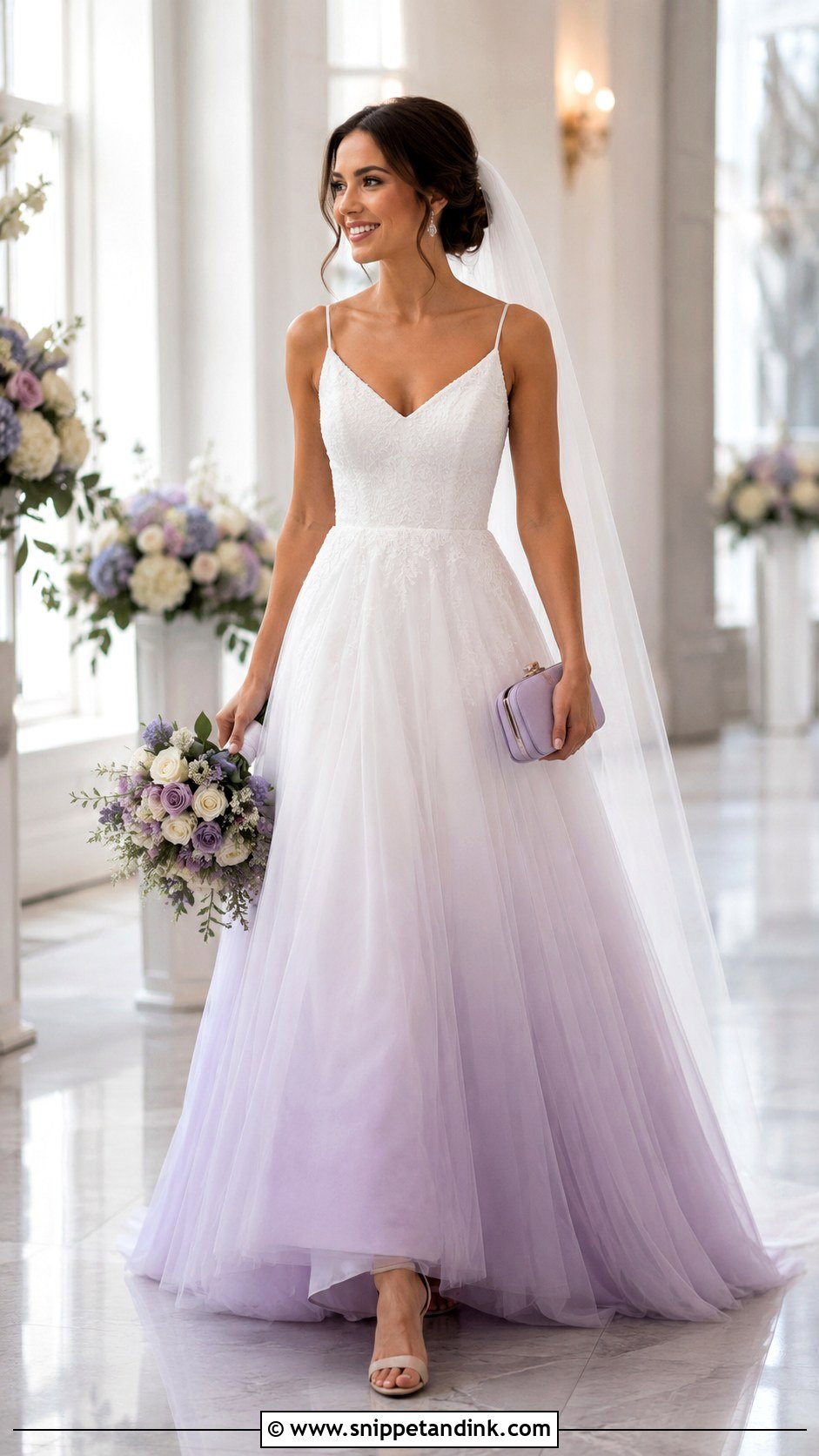 Ombre Wedding Dress - Snippet and Ink - 20 Alternative Bride Dress Ideas