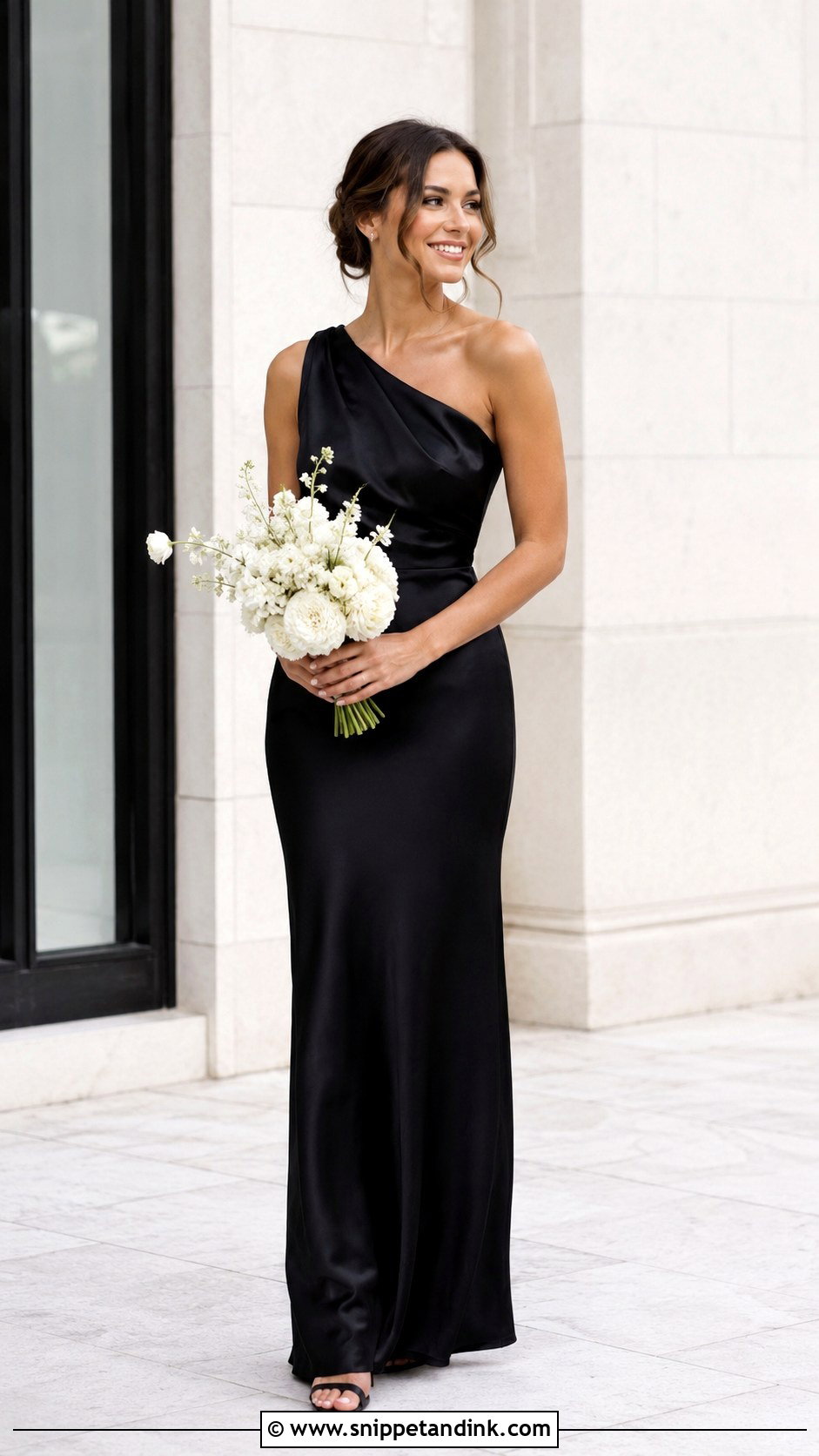 One Shoulder Bridal Party Dress - Snippet and Ink - 25 Bridal Party Dress Ideas