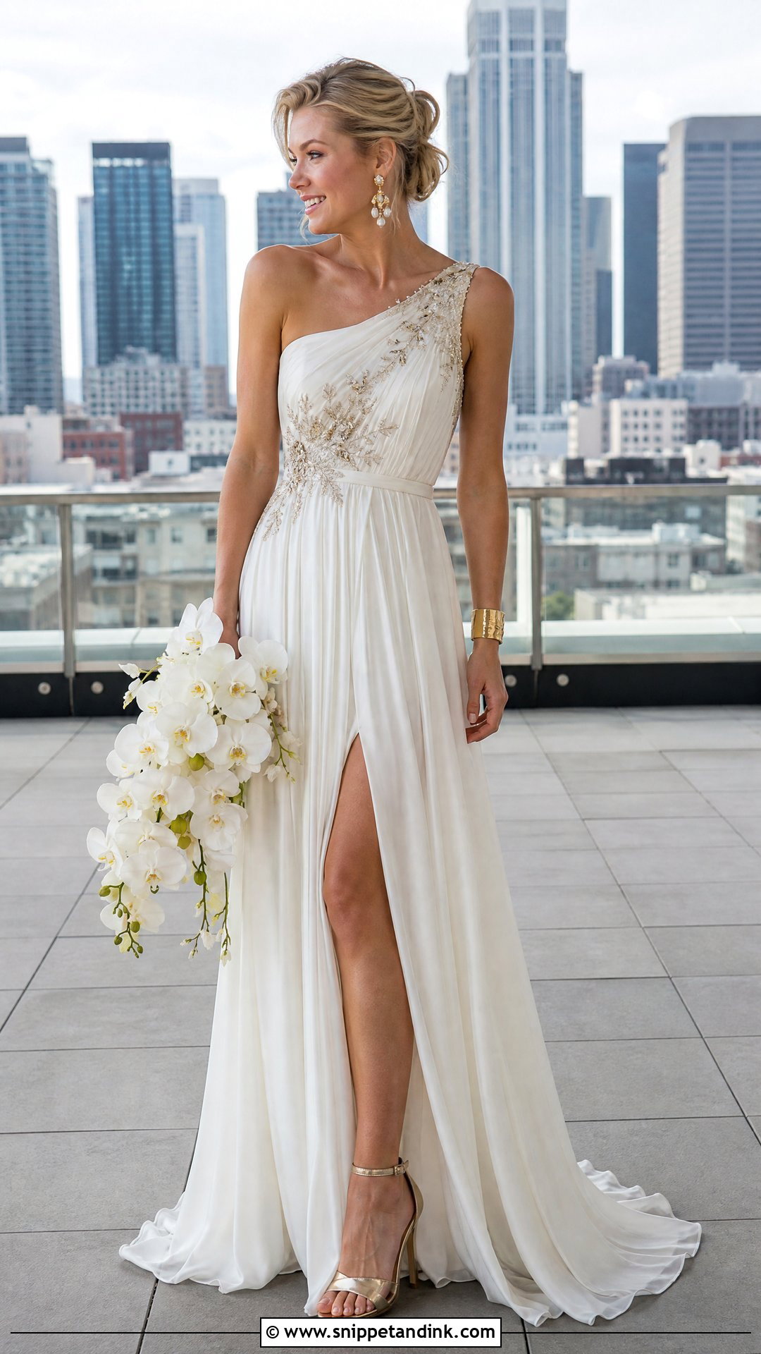 One Shoulder Serena Van Der Woodsen Wedding Dress - Snippet and Ink - 20 Serena Van Der Woodsen Wedding Dress Ideas