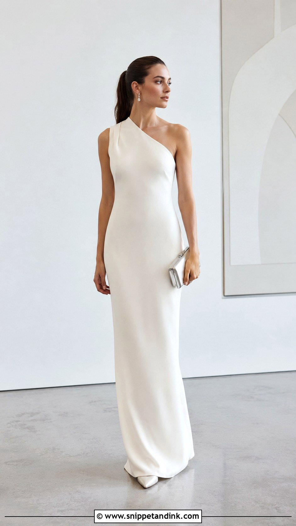 One Shoulder Victoria Beckham Wedding Dress - Snippet and Ink - 20 Victoria Beckham Wedding Dress Ideas