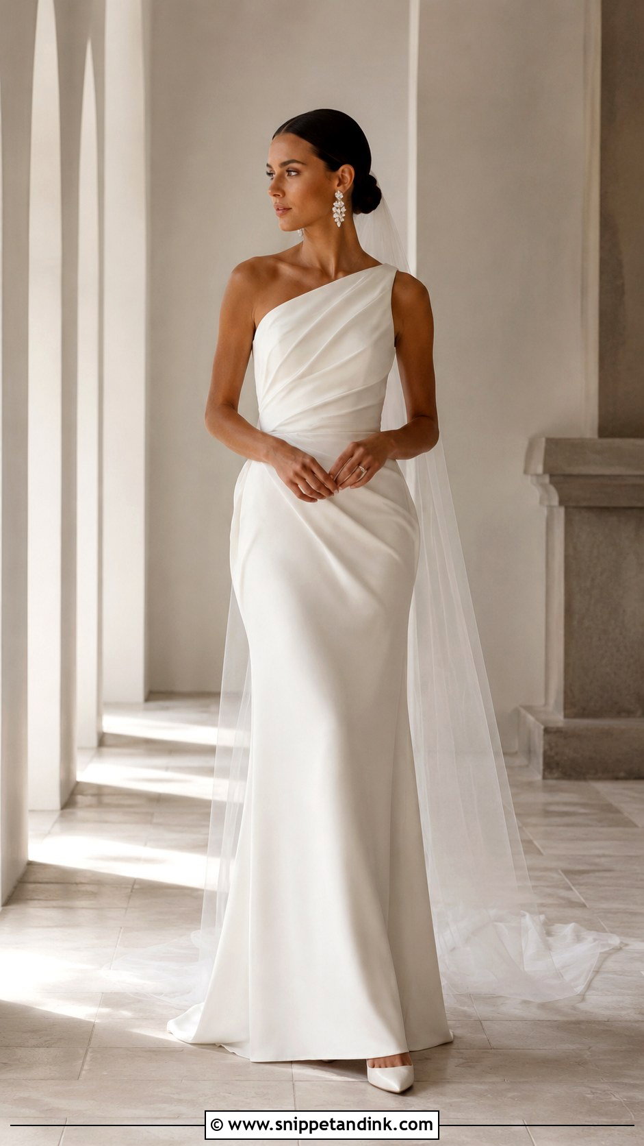 One Shoulder Wedding Dress - Snippet and Ink - 20 Best Wedding Dress Ideas