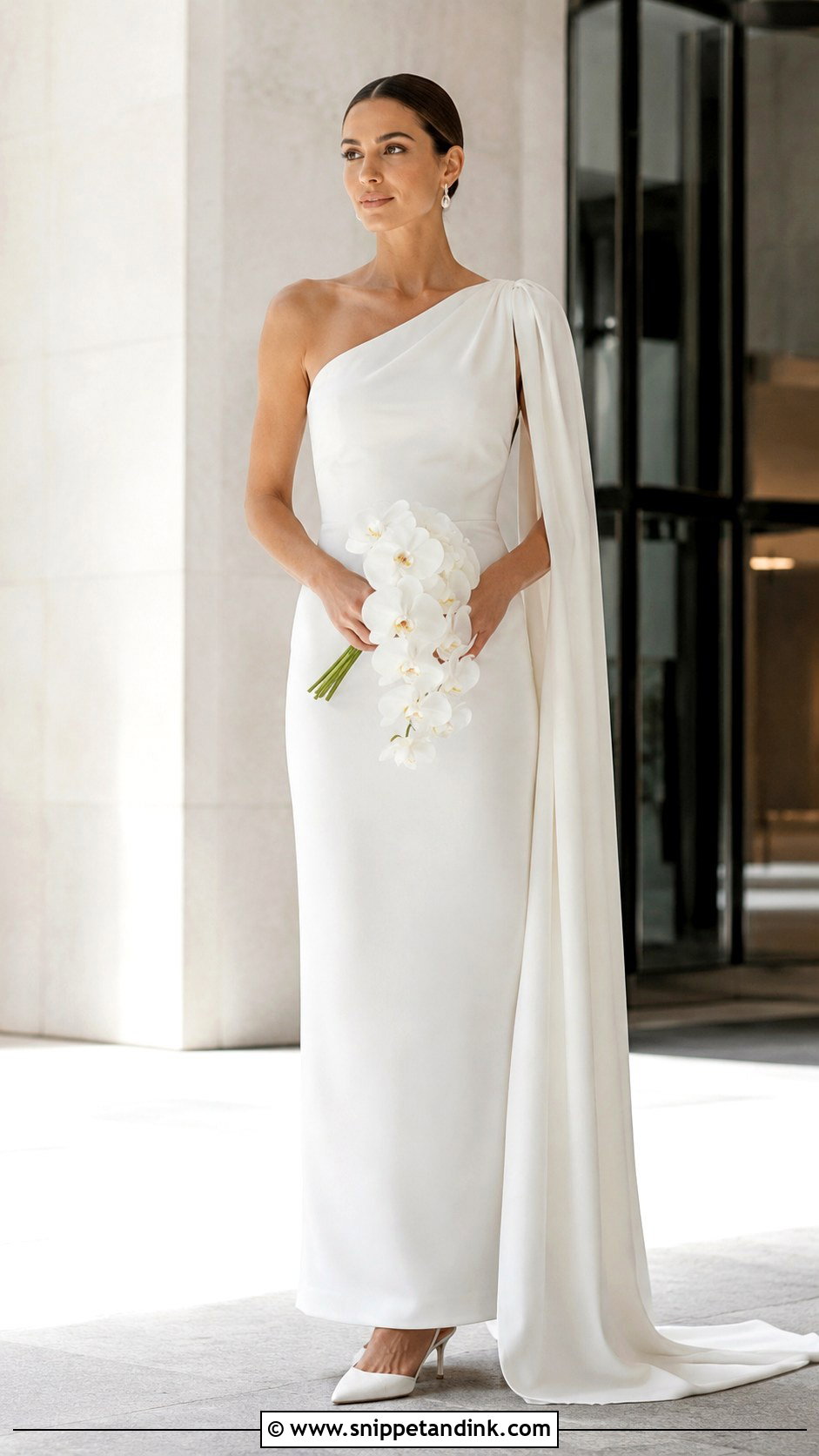 One Shoulder Wedding Dress - Snippet and Ink - 20 Classy Wedding Dress Inspiration Ideas