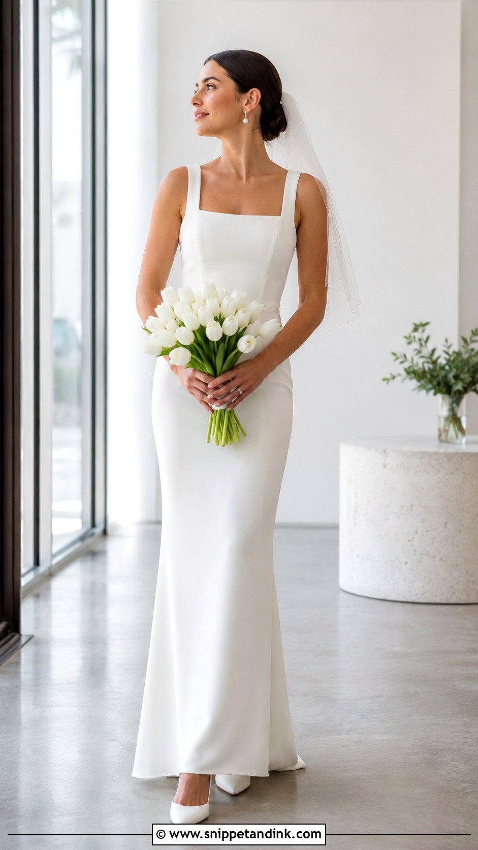 One Shoulder Wedding Dress - Snippet and Ink - 20 Elegant Plain Wedding Dress Ideas