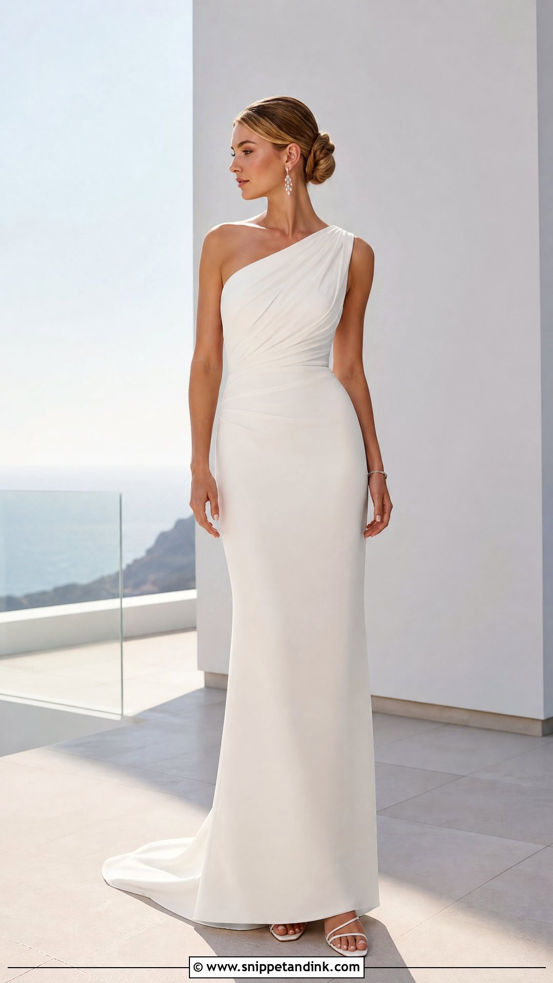 One Shoulder Wedding Dress - Snippet and Ink - 20 Faith Kelly Wedding Dress Ideas