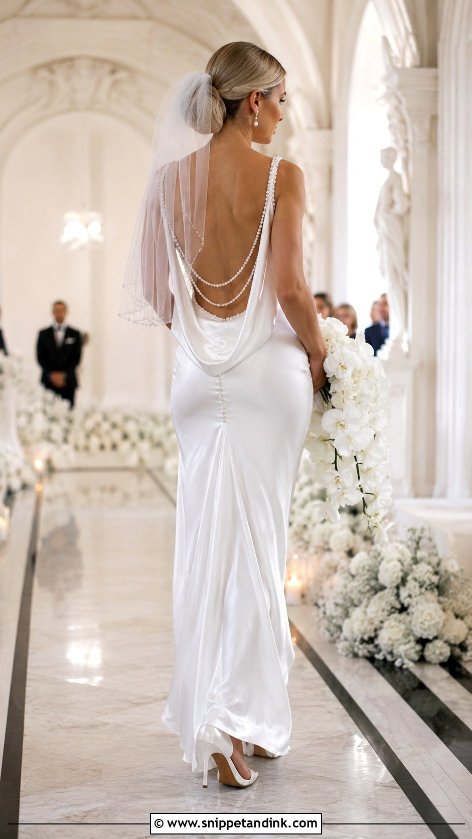 Open Back 1920s Wedding Dress - Snippet and Ink - 20 1920s Inspired Wedding Dress Ideas
