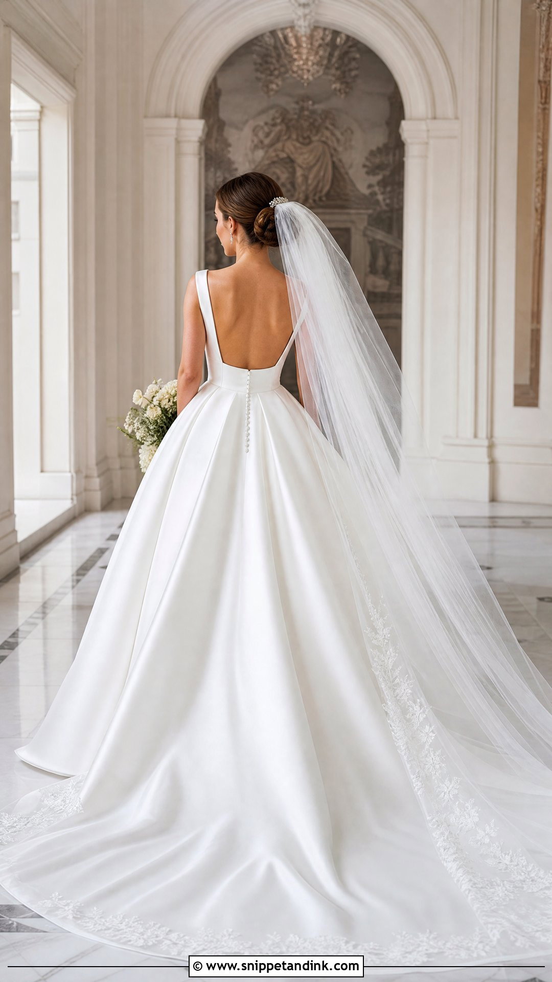 Open Back Ball Gown Wedding Dress - Snippet and Ink - 25 Wedding Dresses Open Back