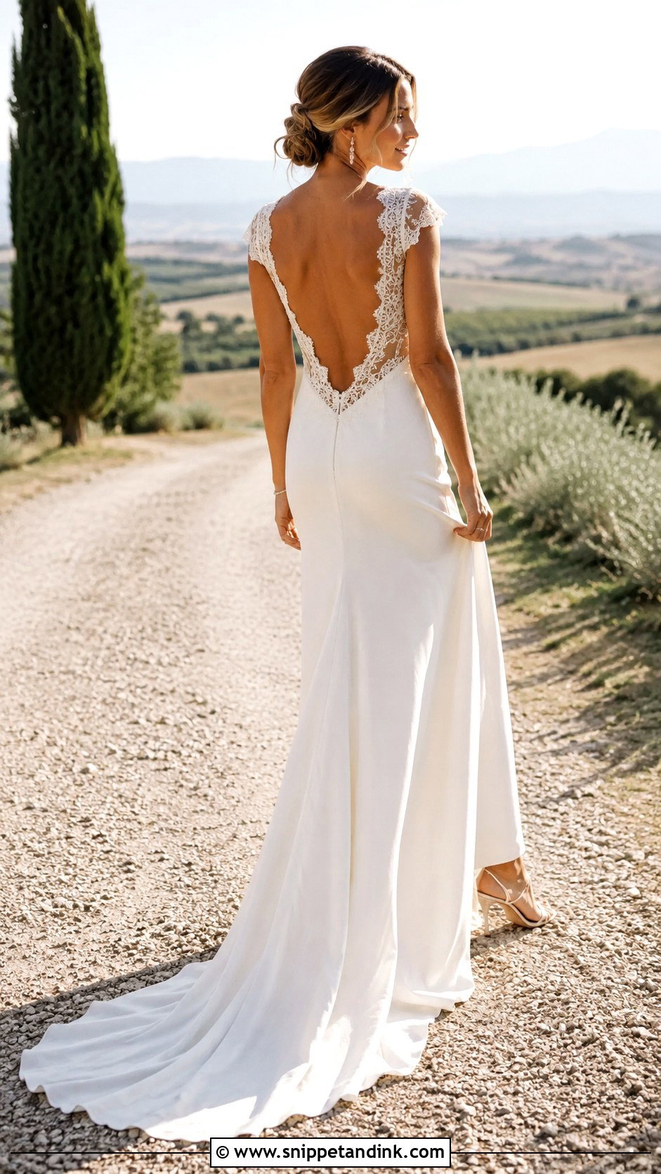 Open Back Boho Bridal Gown - Snippet and Ink - 20 Boho Bridal Gowns