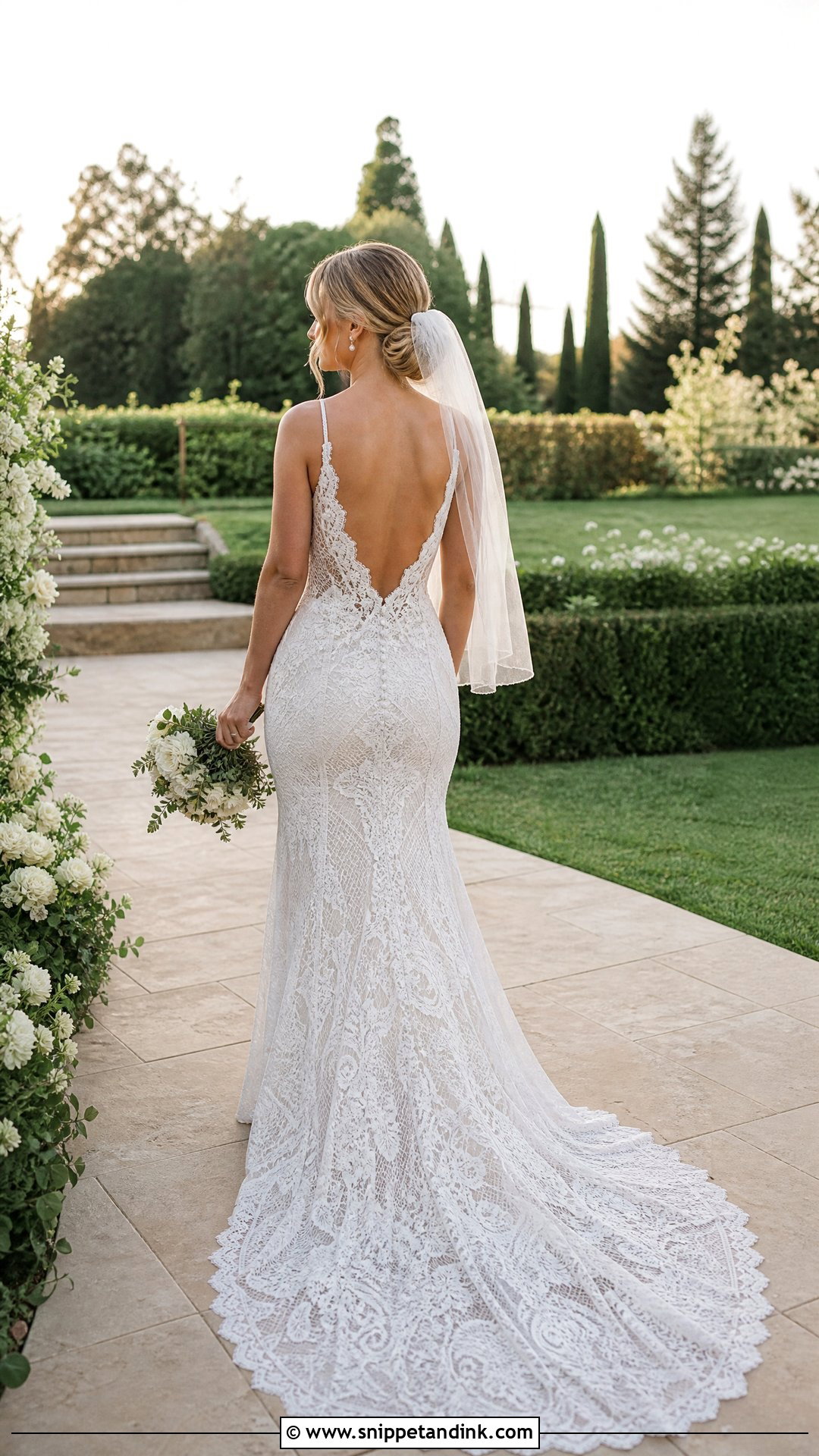 Open Back Boho Lace Wedding Dress - Snippet and Ink - 25 Boho Lace Wedding Dress Ideas