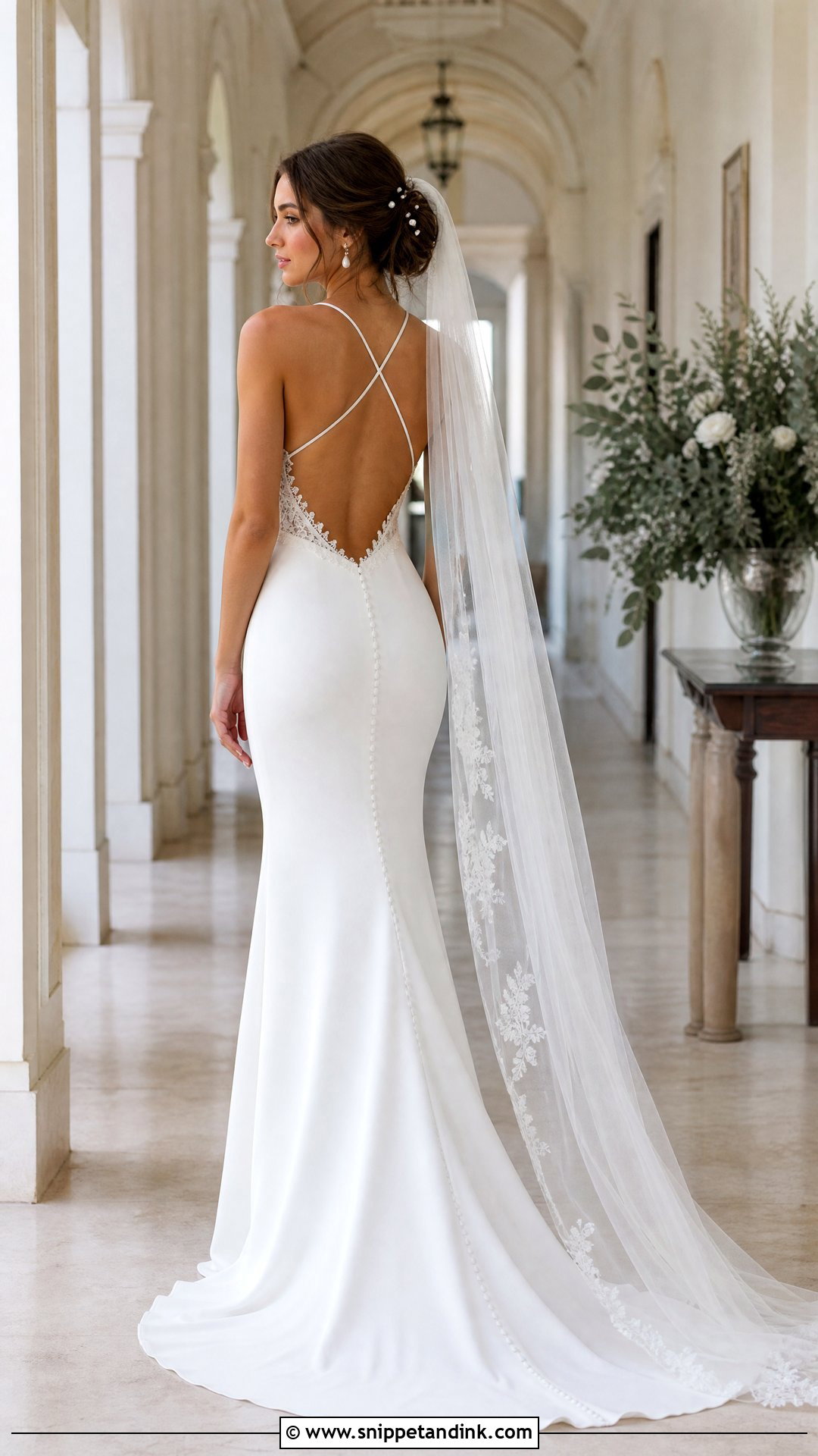 Open Back Fitted Wedding Dress - Snippet and Ink - 20 Tight Fitted Wedding Dress Ideas
