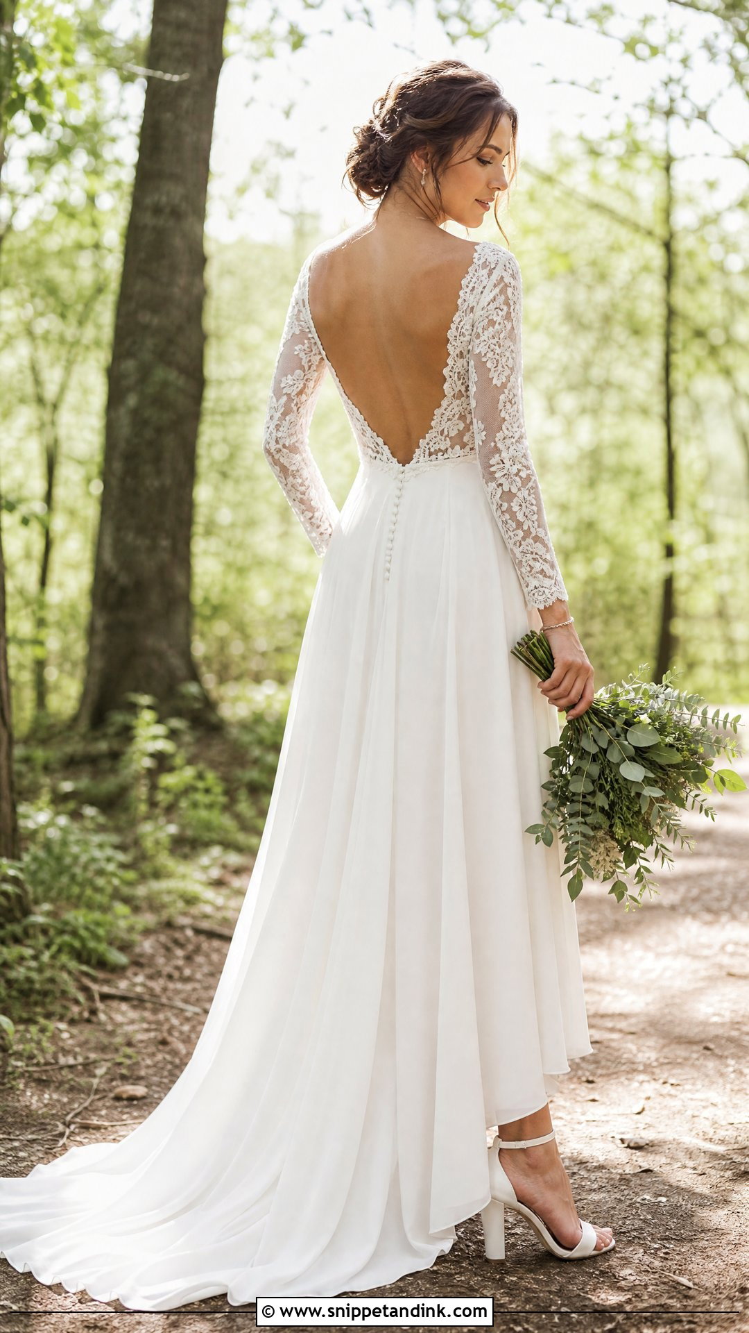 Open Back Hippie Wedding Dress - Snippet and Ink - 20 Hippie Wedding Dresses