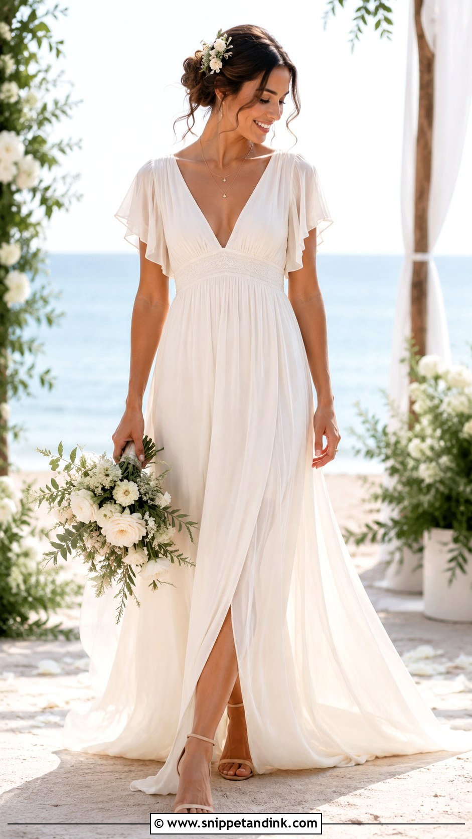 Open Back Hippie Wedding Dress - Snippet and Ink - 30 Hippie Wedding Dress Ideas