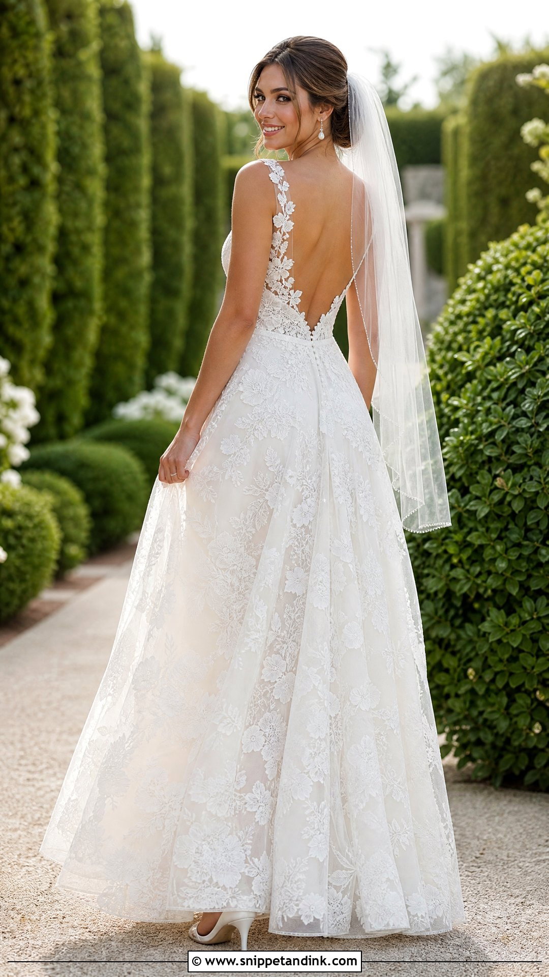 Open Back Lace Wedding Dress - Snippet and Ink - 25 Wedding Dresses Open Back