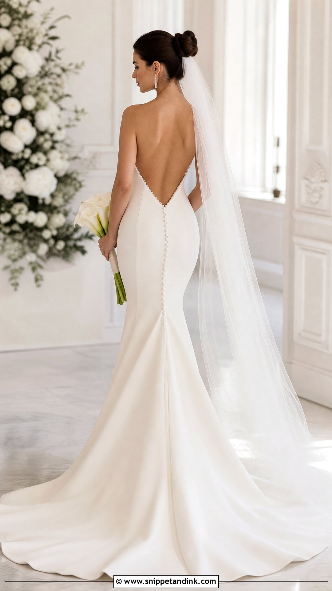 Open Back Mermaid Wedding Dress - Snippet and Ink - 20 Dream Wedding Dresses Mermaid