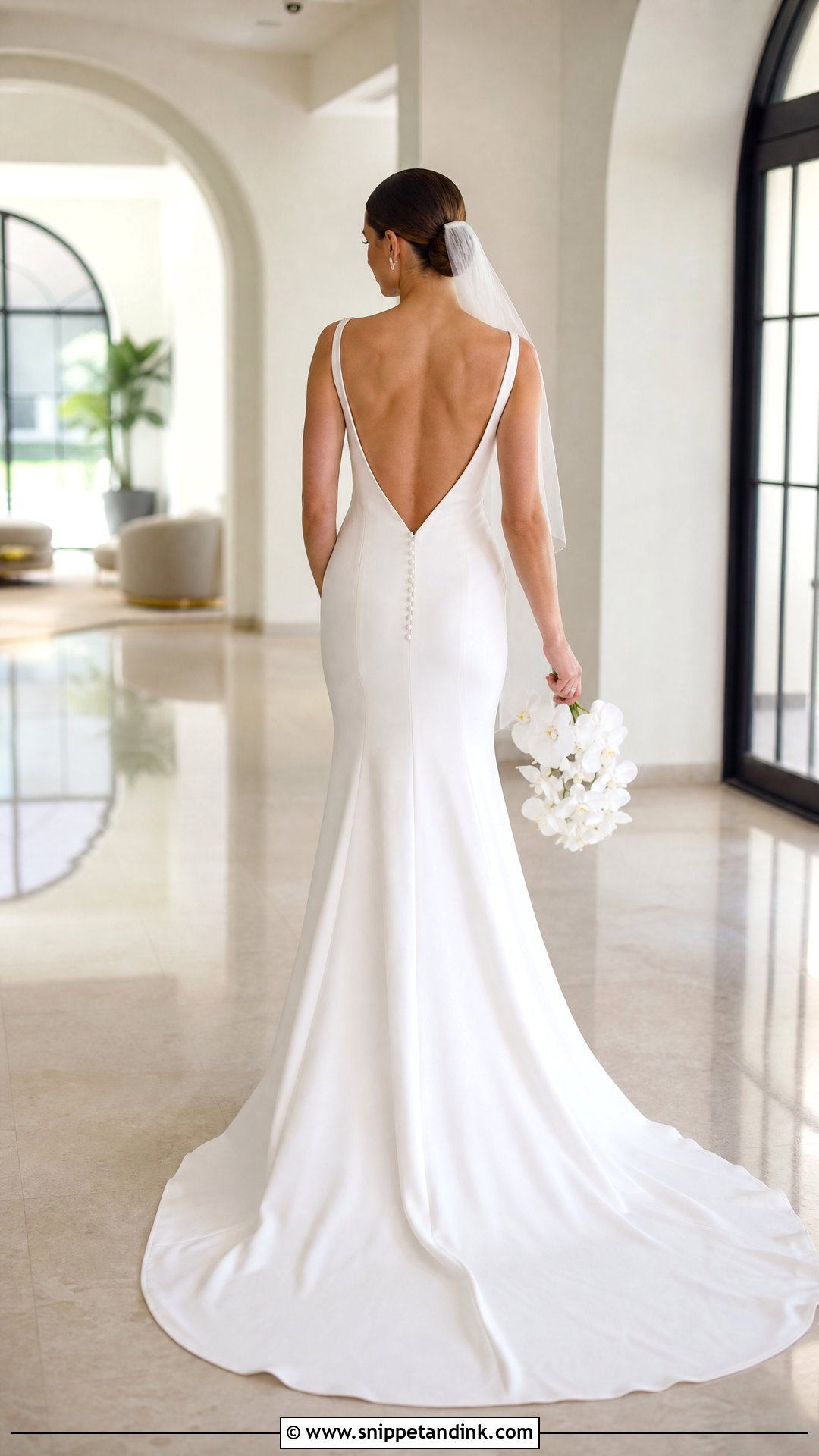 Open Back Mermaid Wedding Dress - Snippet and Ink - 25 Mermaid Bride Dress Ideas