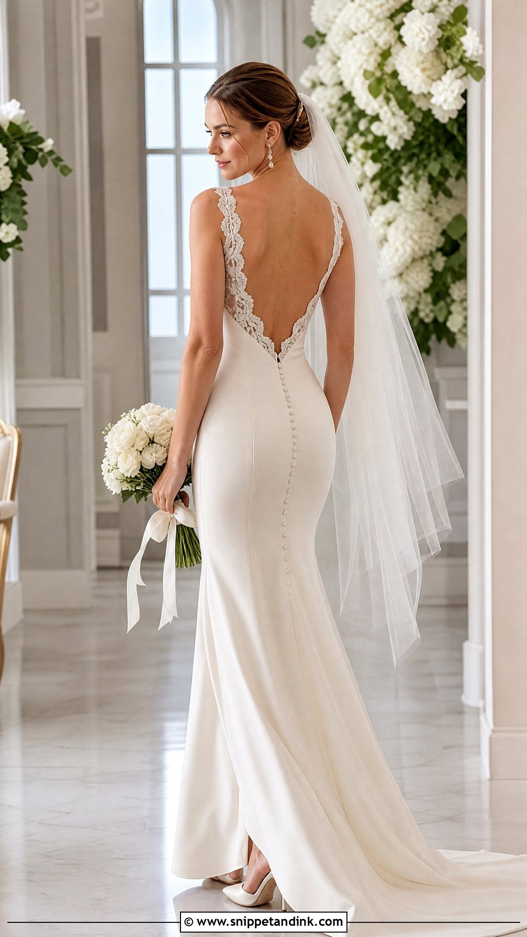 Open Back Serpentina Wedding Gown - Snippet and Ink - 20 Serpentina Wedding Gown Ideas
