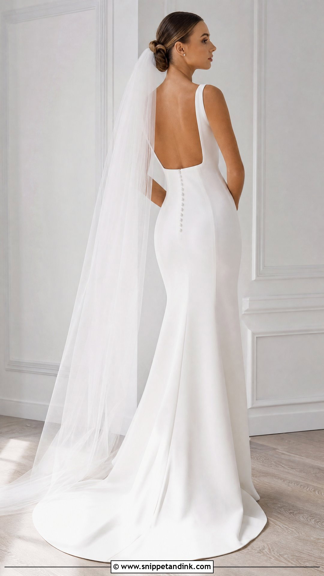 Open Back Simple Wedding Dress - Snippet and Ink - 25 Wedding Dresses Open Back