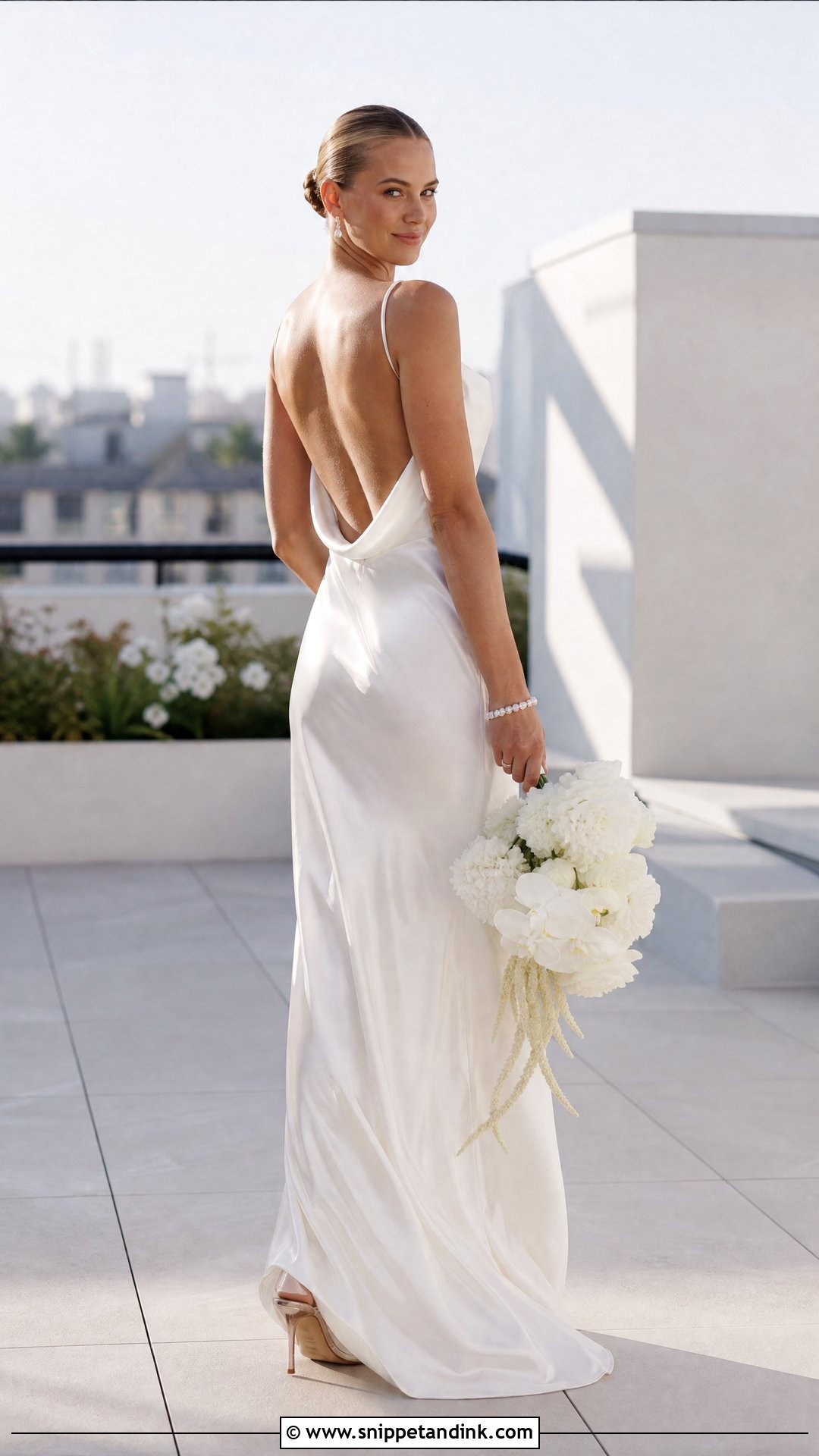 Open Back Slip Wedding Dress - Snippet and Ink - 25 Wedding Dresses Open Back
