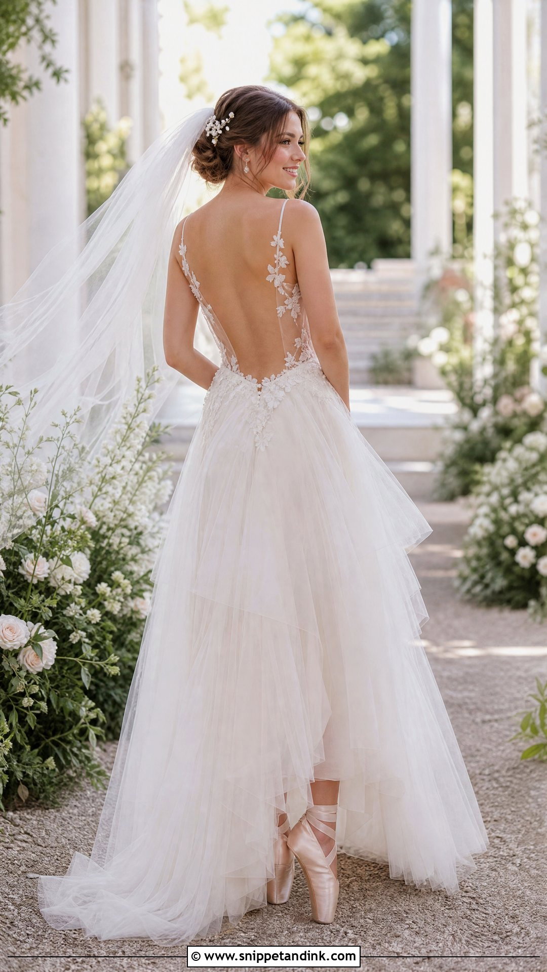 Open Back Tulle Wedding Dress - Snippet and Ink - 25 Wedding Dresses Open Back