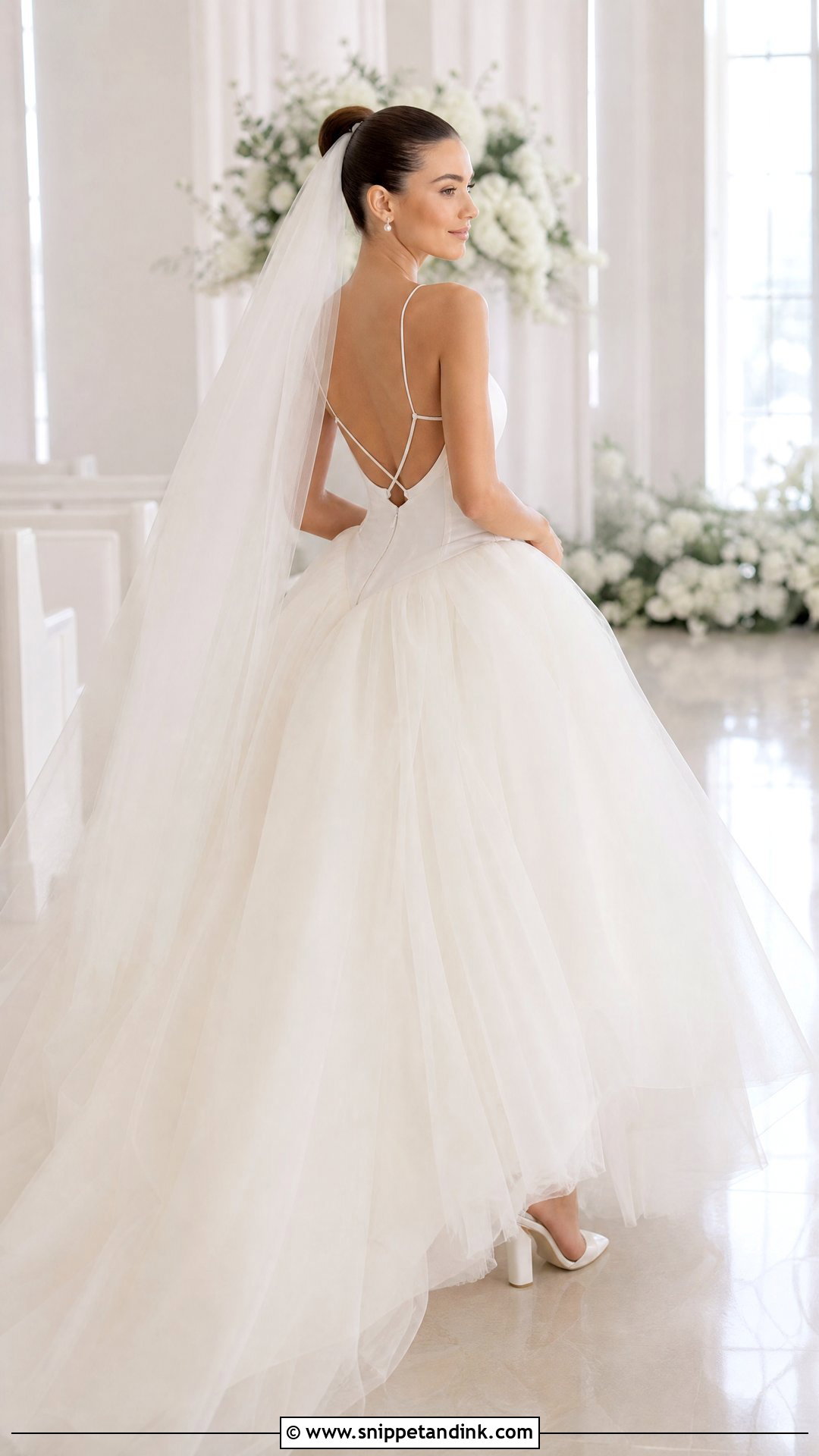 Open Back Vera Wang Ball Gown - Snippet and Ink - 20 Vera Wang Wedding Dress Ball Gown Ideas