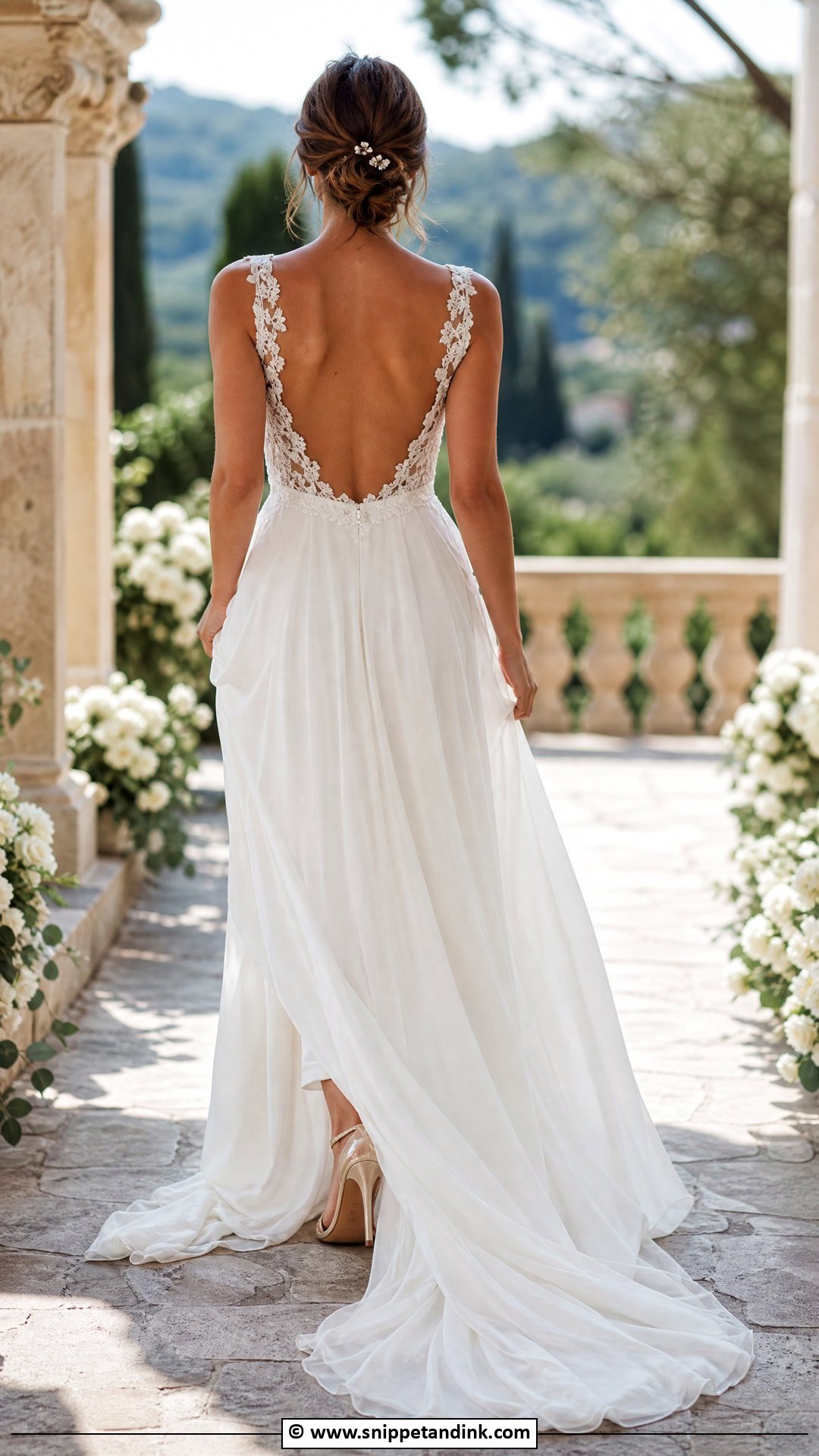Open Back Wedding Dress - Snippet and Ink - 35 Ethereal Wedding Dress Ideas