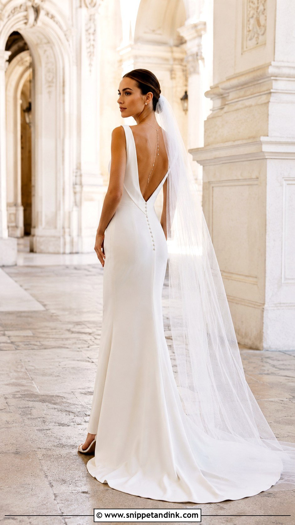 Open Back Wedding Dress - Snippet and Ink - 20 Wedding Dress Details Ideas