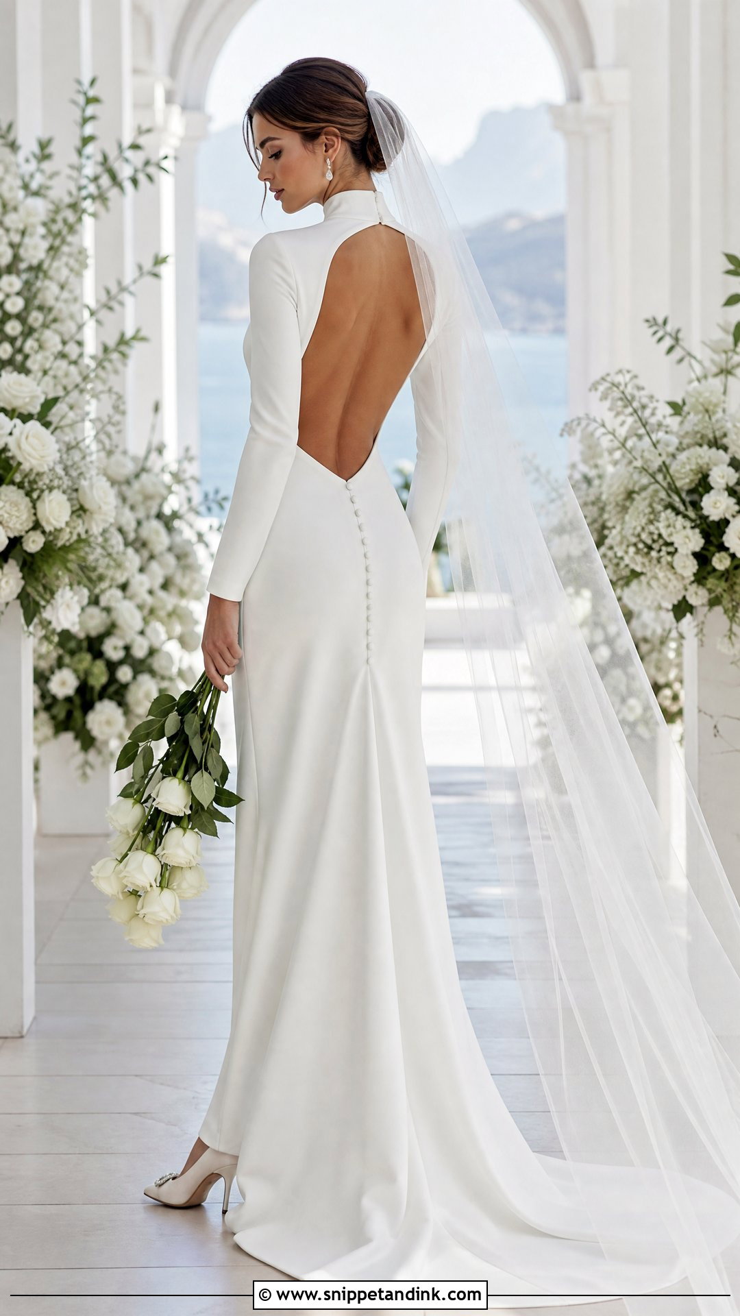Open Back Wedding Dress - Snippet and Ink - 20 Romantic Simple Elegant Wedding Dress Ideas