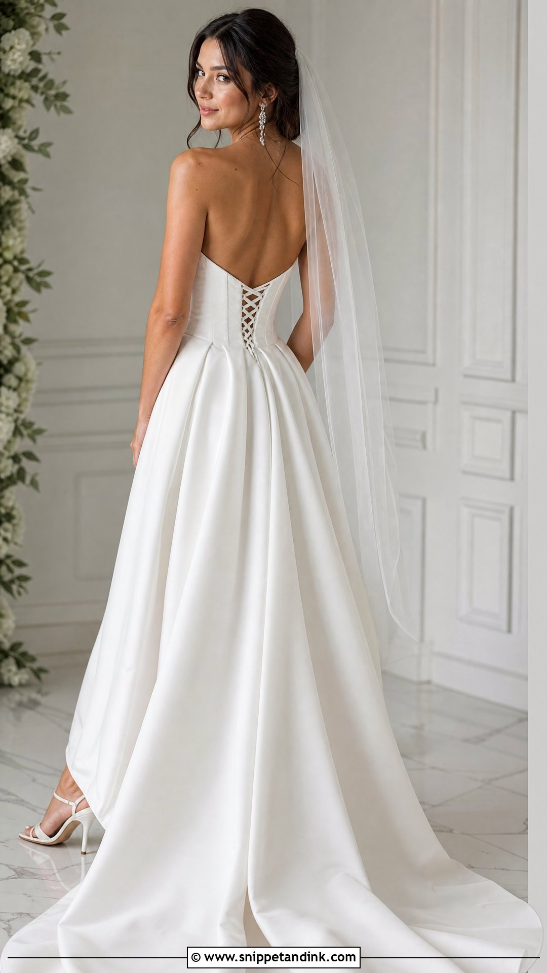 Open Back Wedding Dress With Corset - Snippet and Ink - 25 Wedding Dresses Open Back
