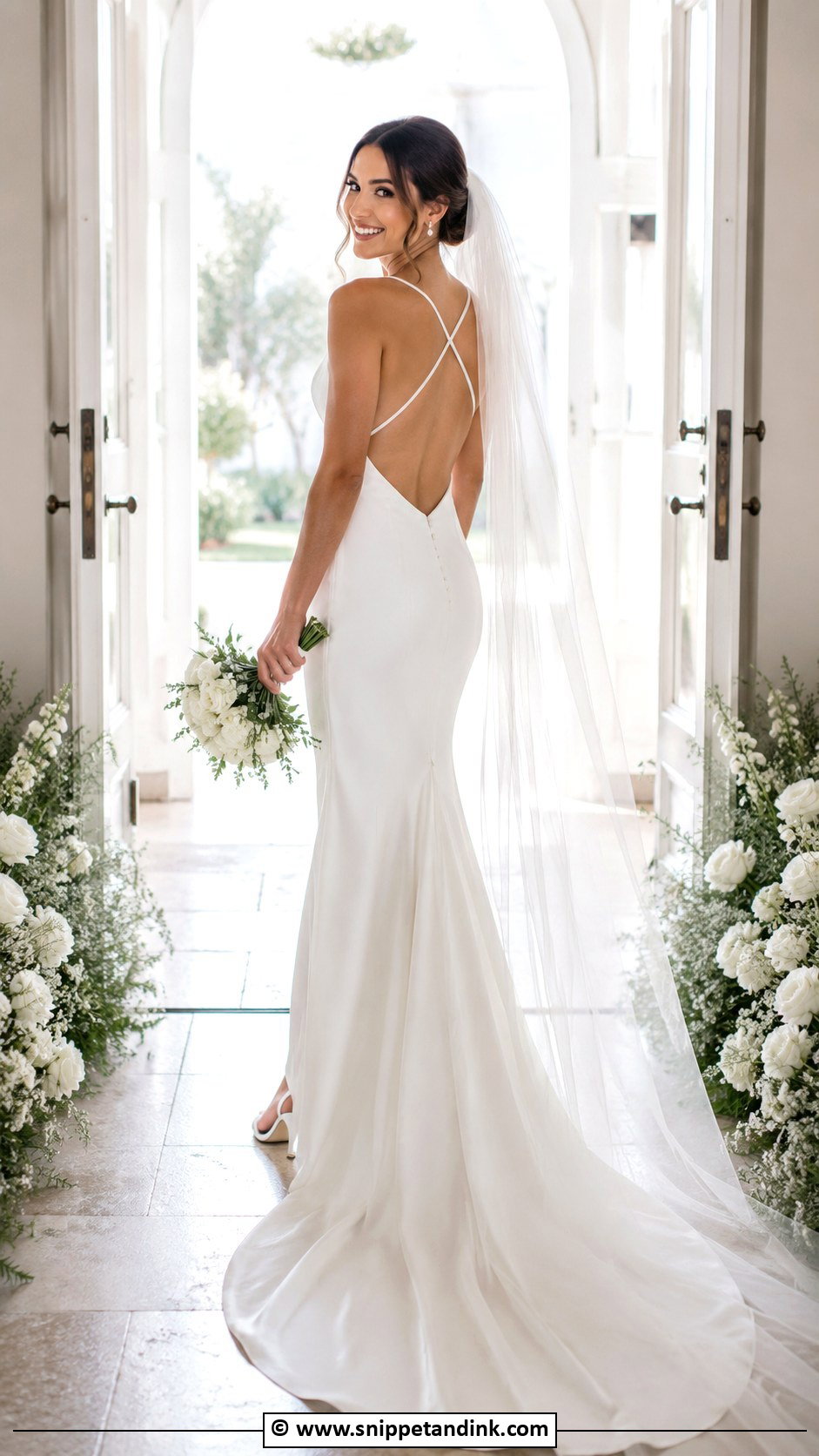 Open Back Wedding Dress With Straps - Snippet and Ink - 25 Wedding Dresses with Straps