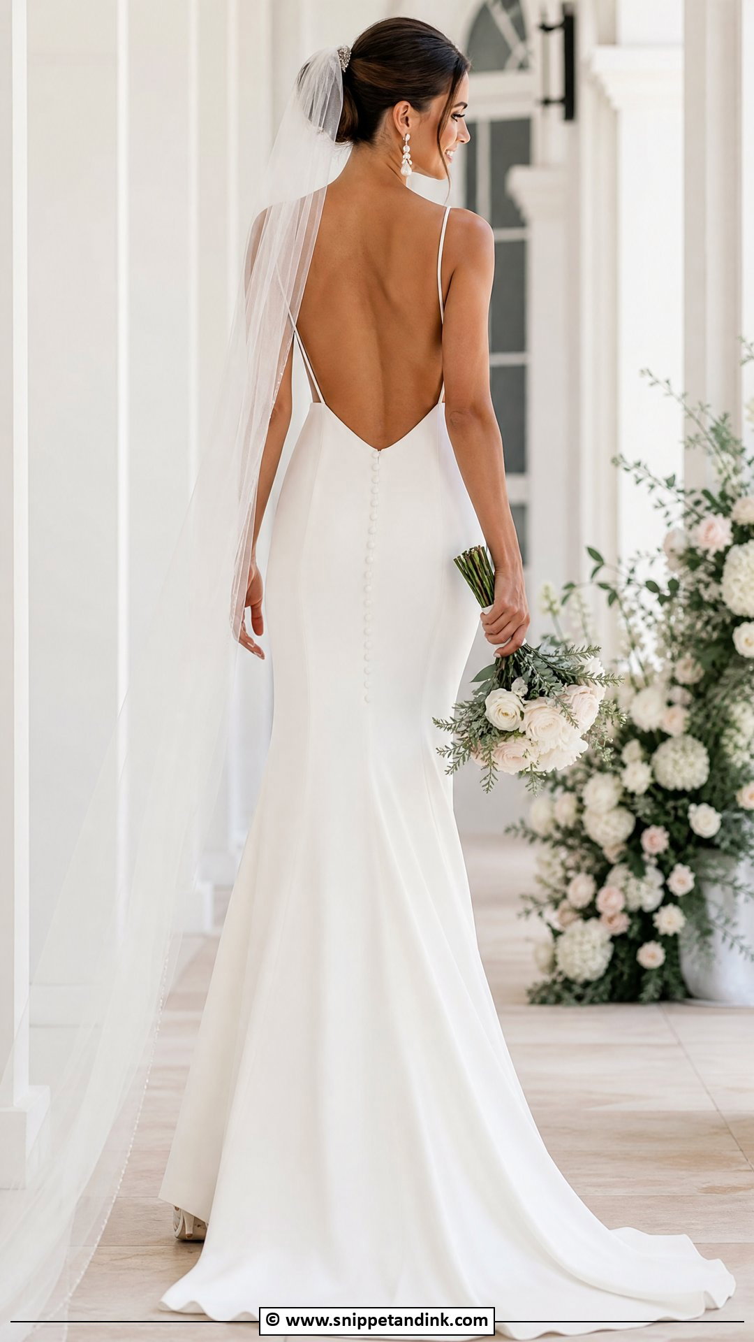 Open Back Wedding Dress - Snippet and Ink - 35 Dreamy Wedding Dress Ideas
