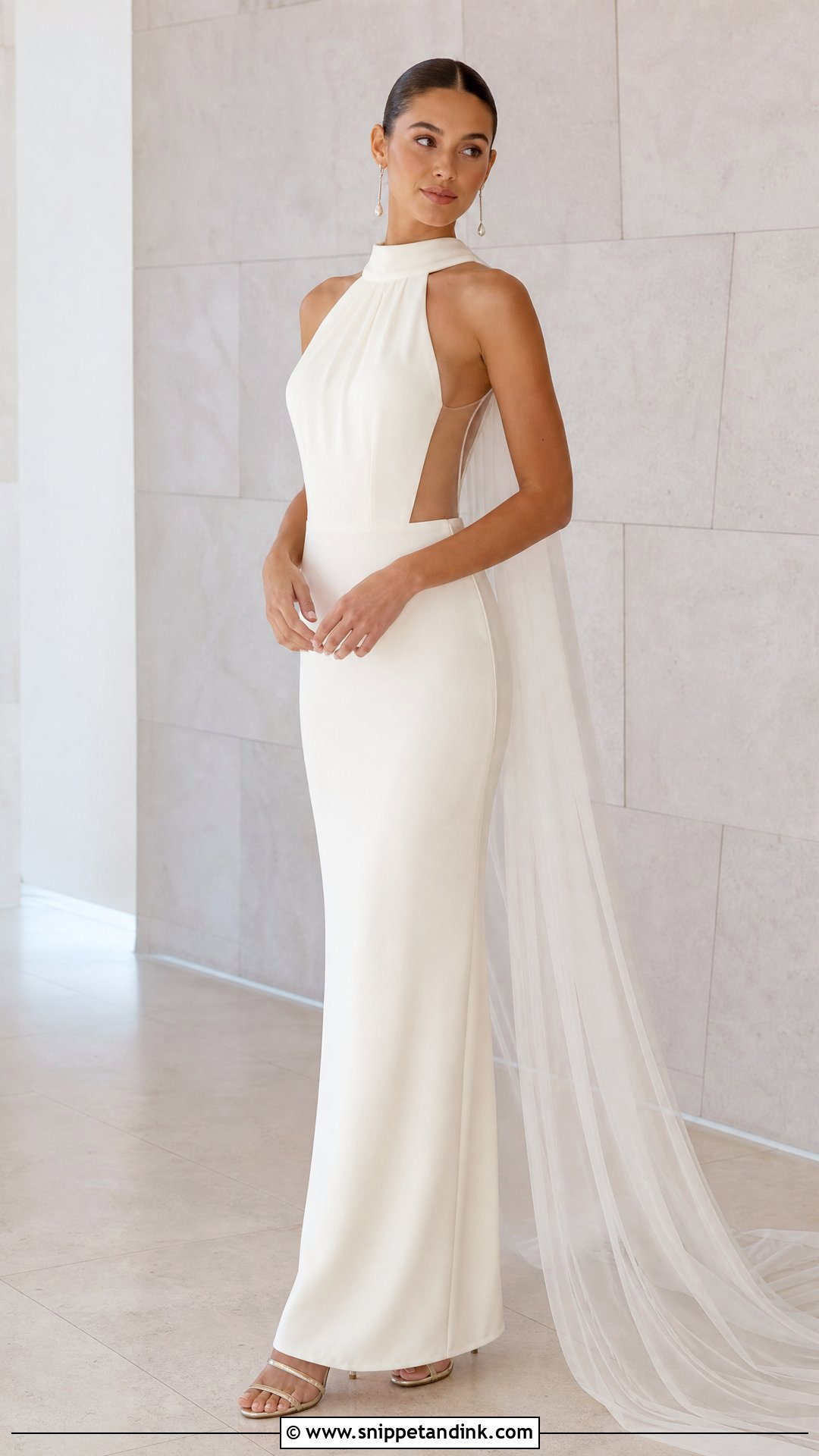 Open Side Wedding Dress - Snippet and Ink - 25 Revealing Wedding Dress Ideas