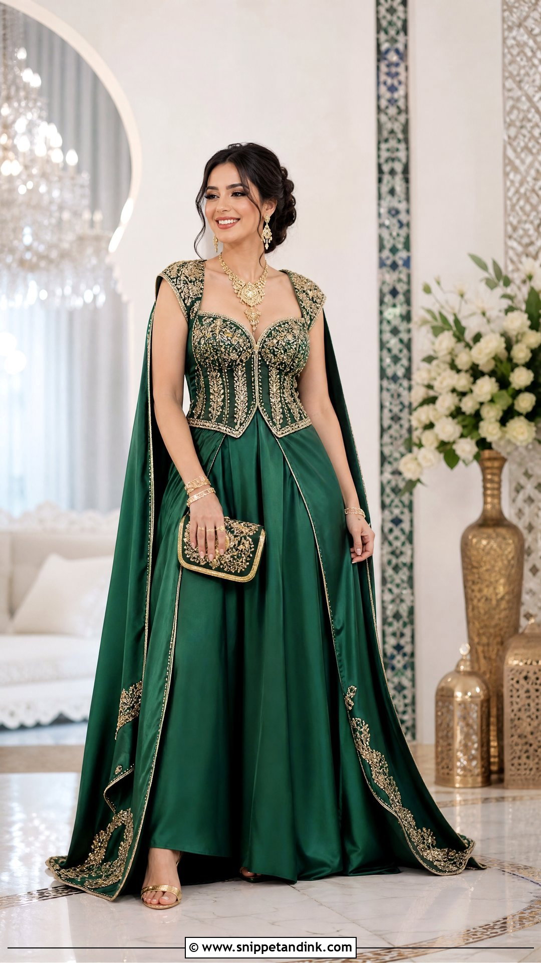 Oran Blouza Wedding Dress - Snippet and Ink - 25 Algerian Wedding Dress Ideas