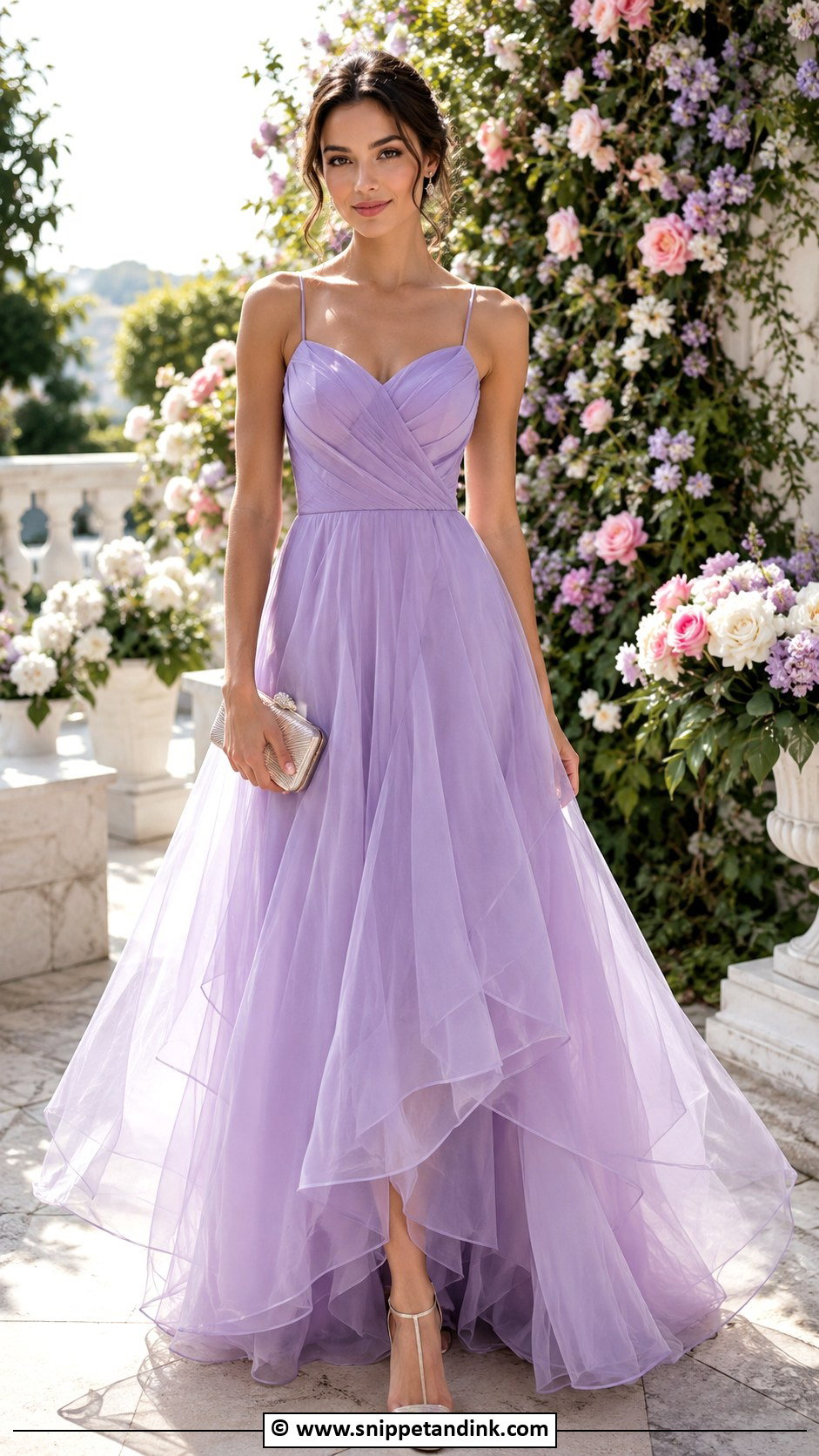 Organza A Line Gown Outfit - Snippet and Ink - 30 A Line Gown Ideas