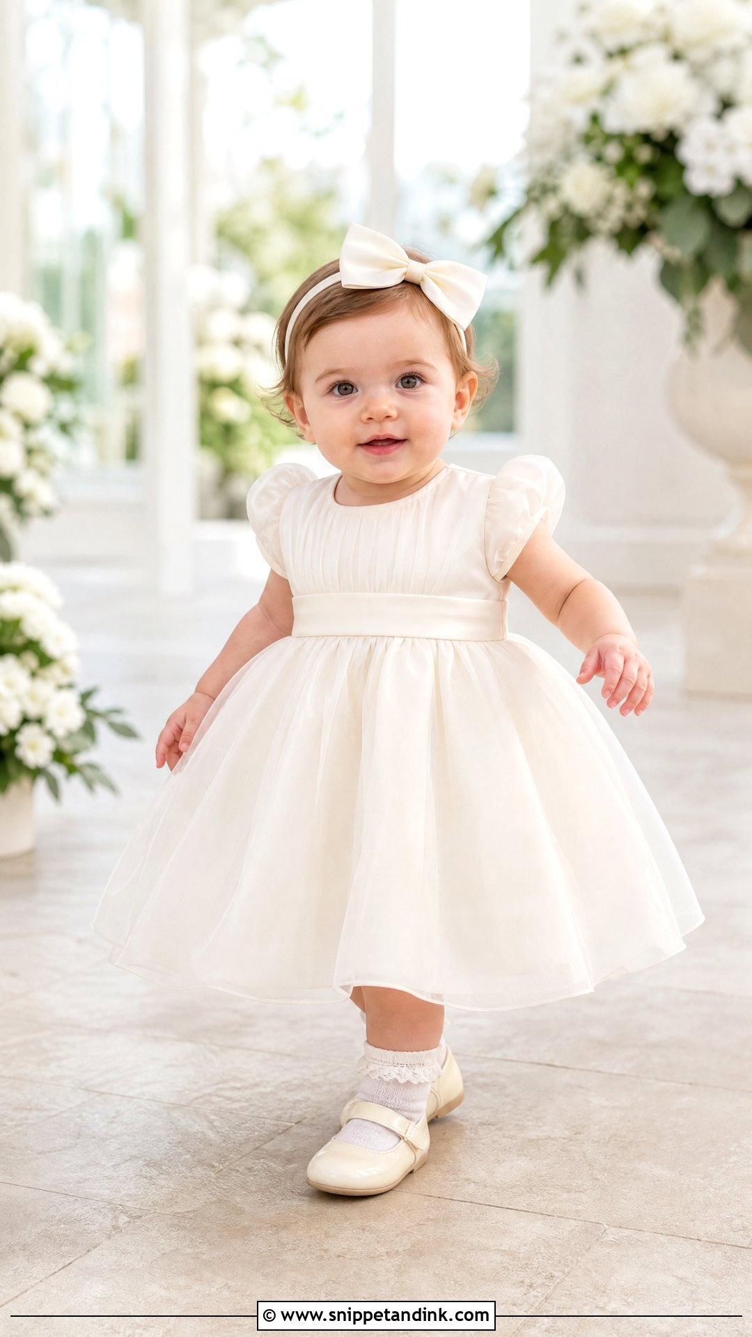 Organza Baby Girl Wedding Dress - Snippet and Ink - 25 Baby Girl Wedding Dress Ideas