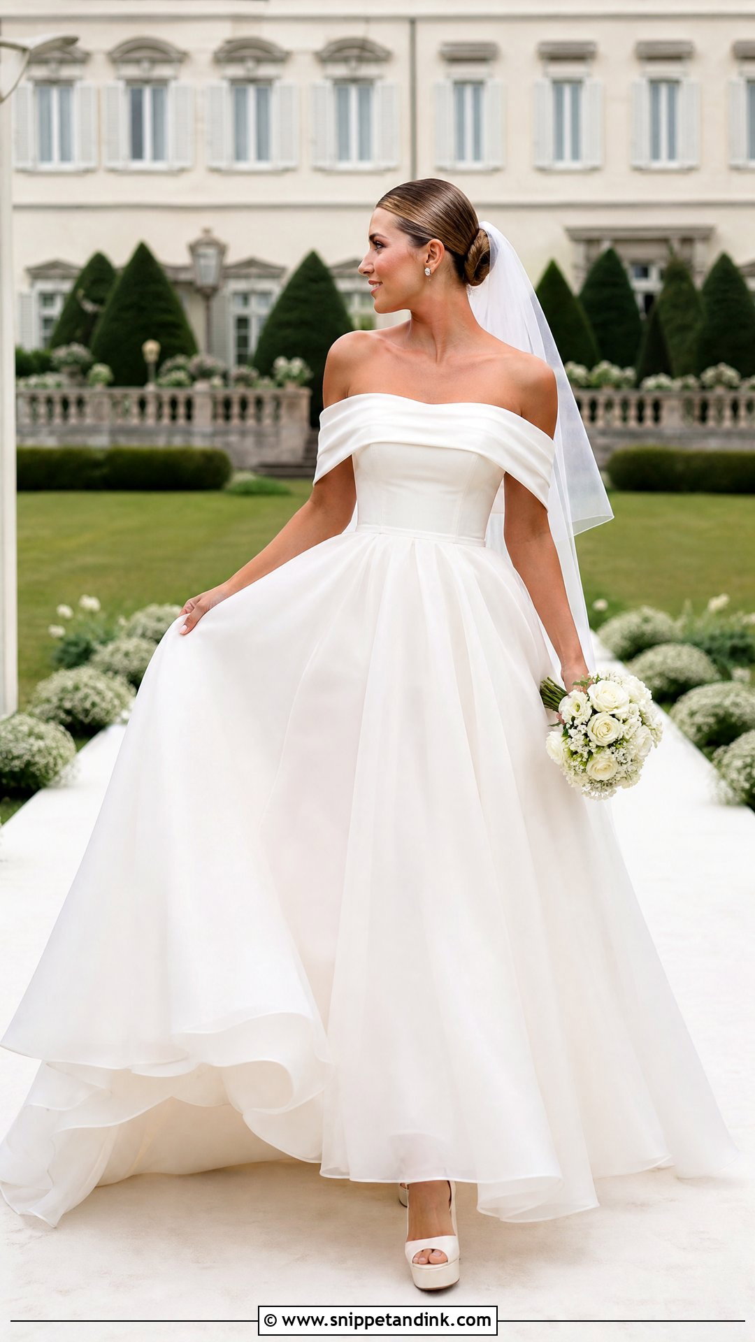 Organza Ball Gown For Outdoor Wedding - Snippet and Ink - 20 Wedding Dress for Outdoor Wedding Ideas