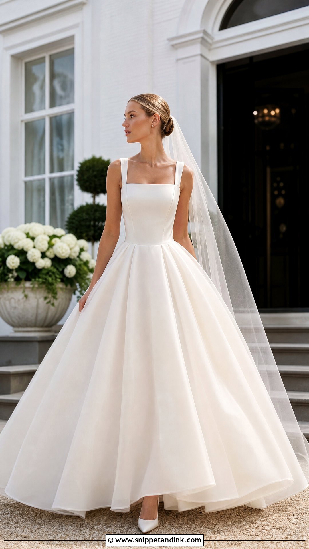 Organza Ball Gown Summer Wedding Dress - Snippet and Ink - 20 Wedding Dresses for Summer