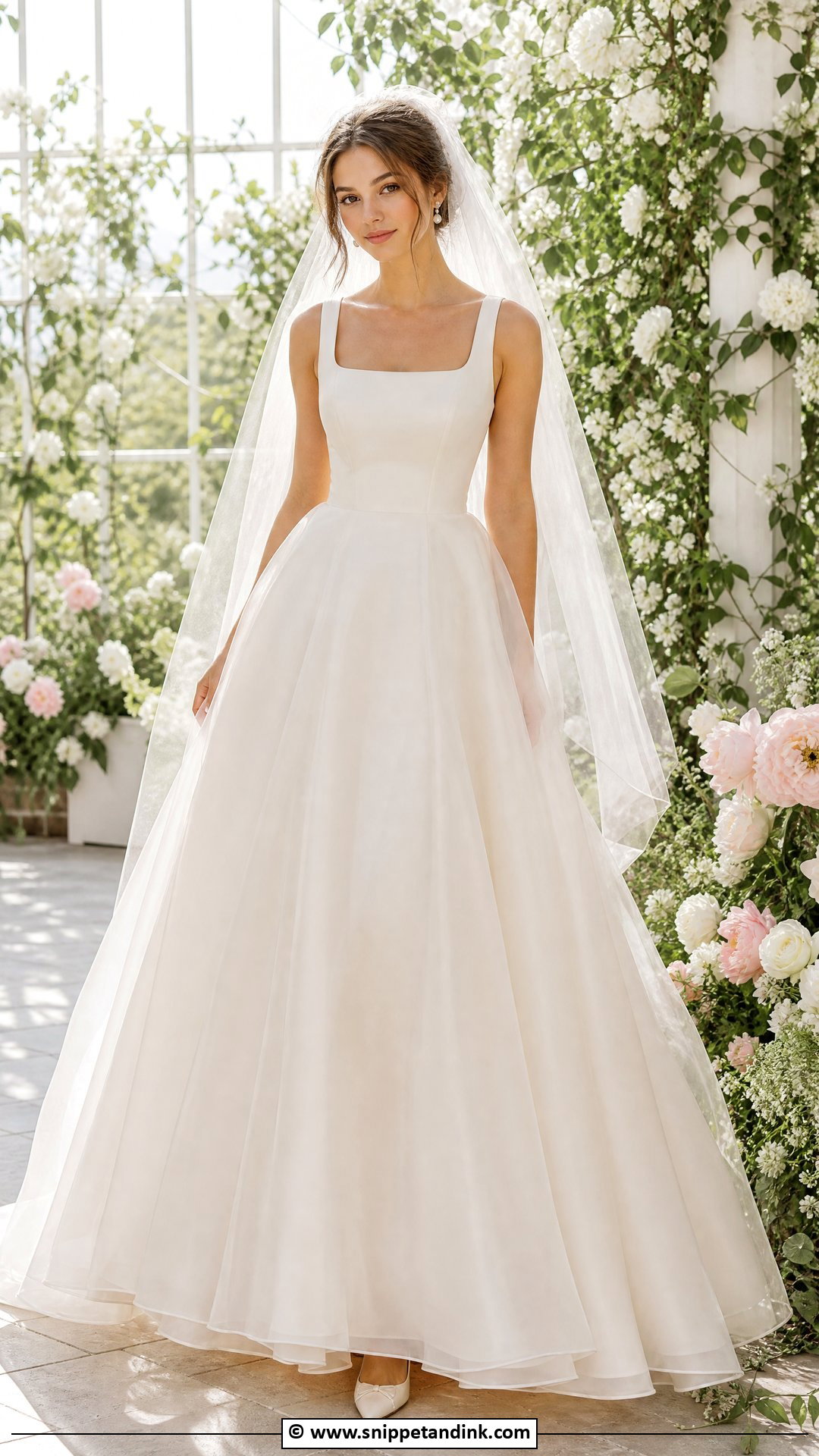 Organza Ball Gown Wedding Dress - Snippet and Ink - 35 Ball Gown Wedding Dress Ideas