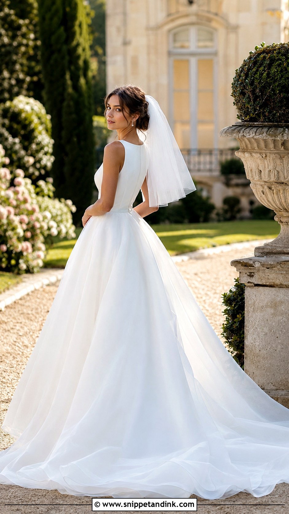 Organza Ball Gown Wedding Dress - Snippet and Ink - 20 Lightweight Wedding Dress Ideas