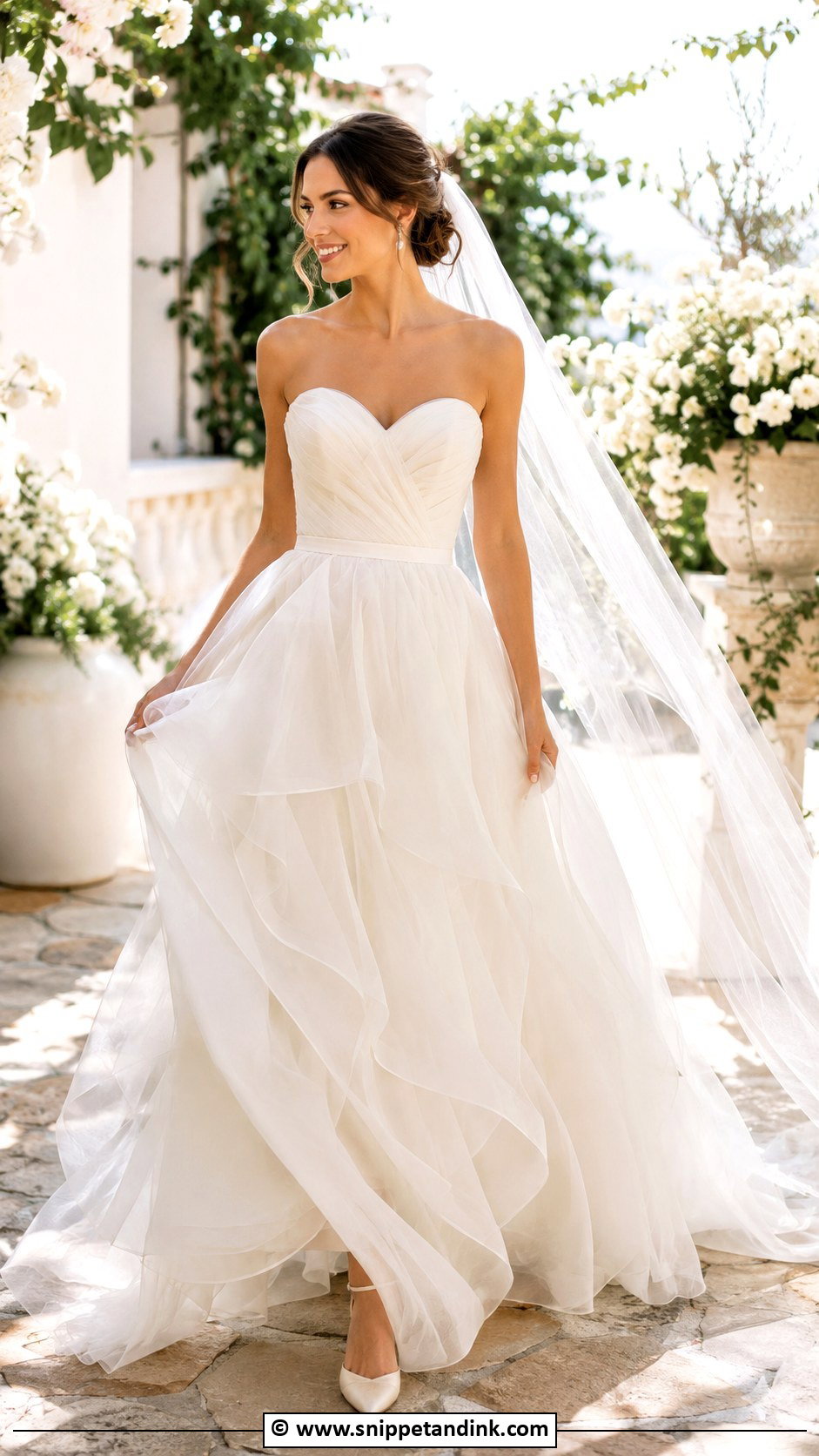 Organza Ball Gown Wedding Dress - Snippet and Ink - 30 Wedding Dresses Ball Gown