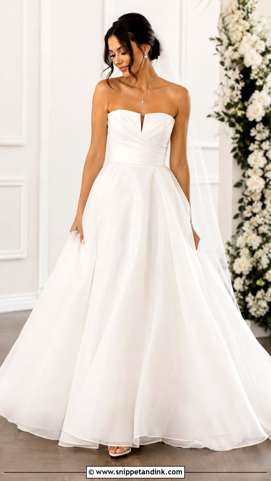 Organza Ballgown Wedding Dress - Snippet and Ink - 25 Ballgown Wedding Dresses