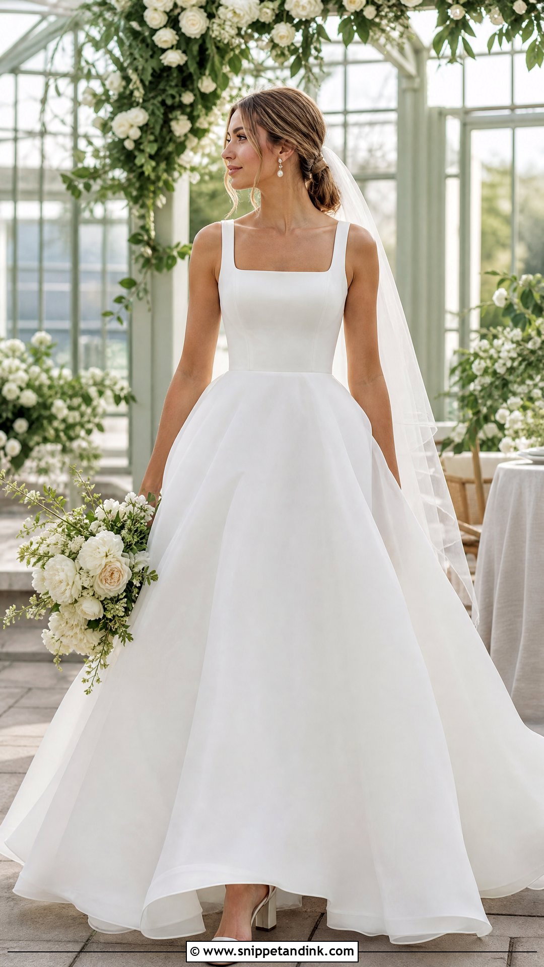 Organza Ballgown Wedding Dress - Snippet and Ink - 20 Simple Ballgown Wedding Dress Ideas