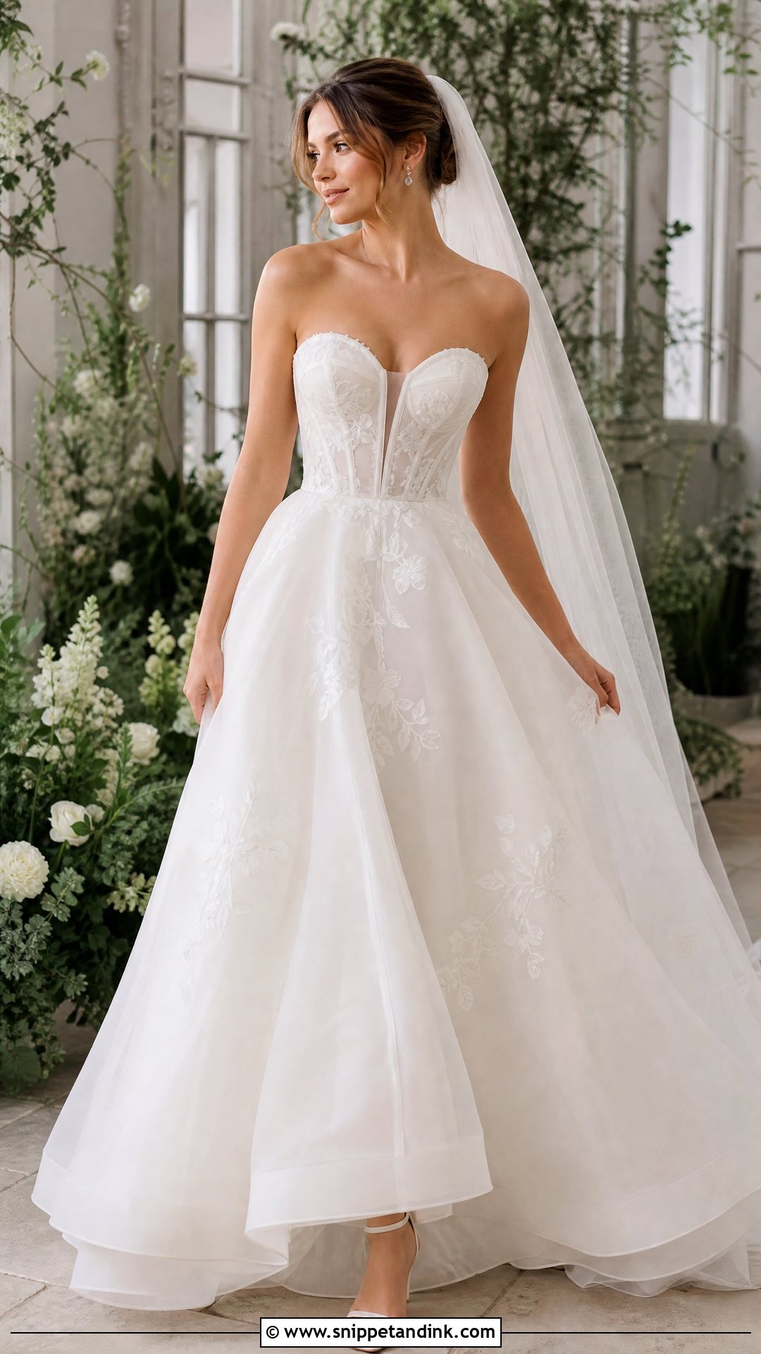 Organza Bridal Dress - Snippet and Ink - 25 Luxury Bridal Dress Ideas
