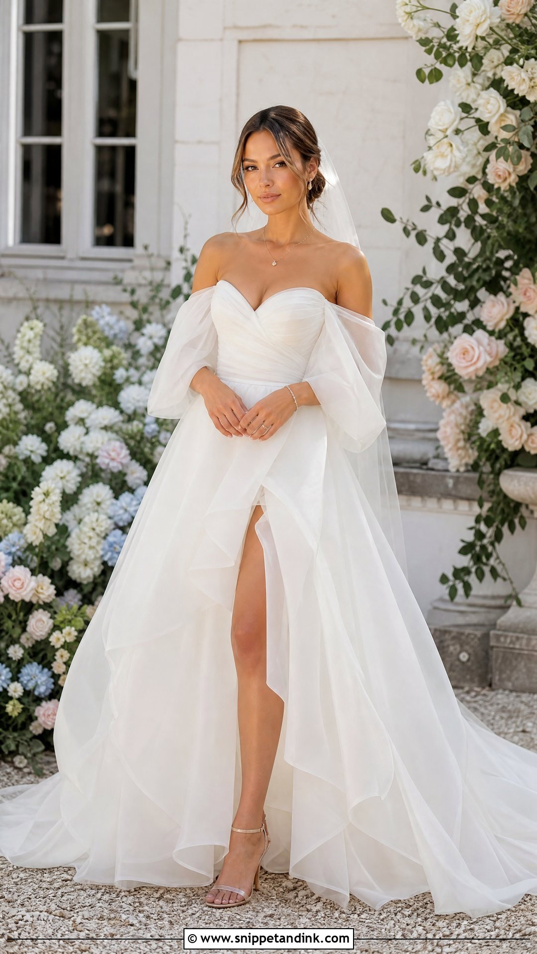 Organza Bridal Gown - Snippet and Ink - 25 Elegant Bridal Gown Ideas
