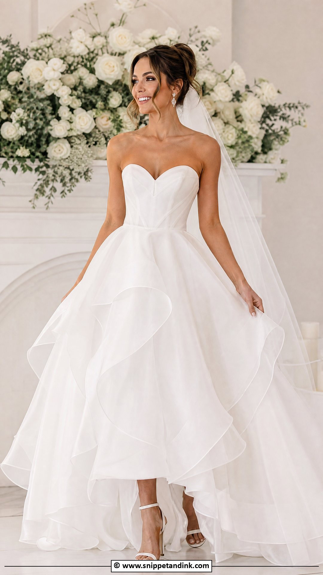 Organza Bridal Gown - Snippet and Ink - 35 Bridal Gowns