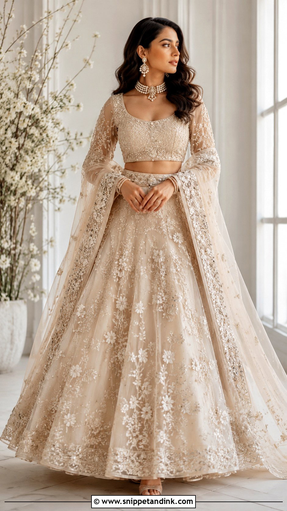 Organza Bridal Lehenga Pakistan - Snippet and Ink - 25 Bridal Dresses Pakistan