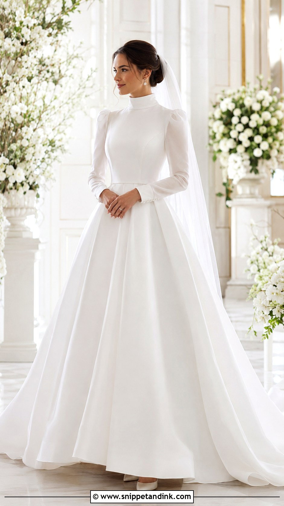Organza Christian Bridal Gown - Snippet and Ink - 30 Christian Bridal Gown Ideas